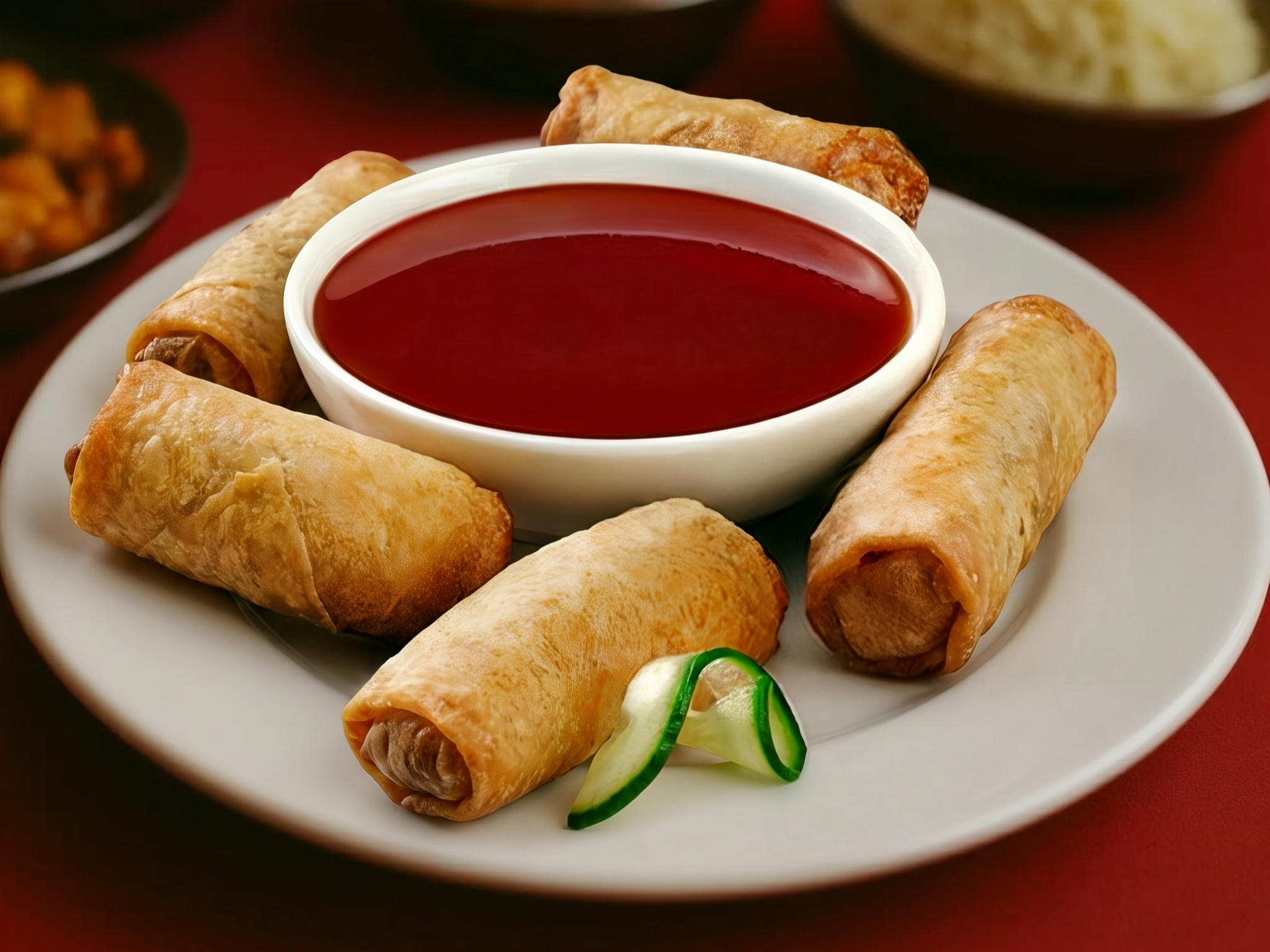 Veg Spring Roll (4 PC).