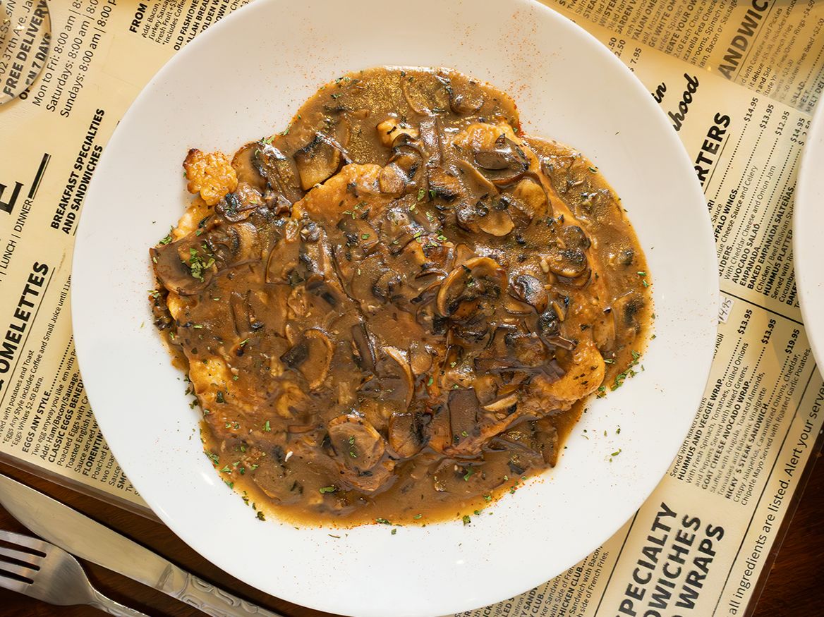 Chicken Marsala.