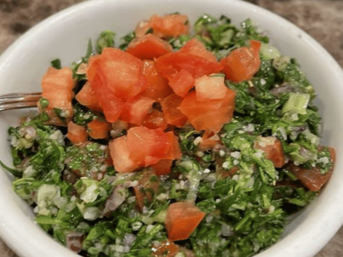 S Shirazi Salad.