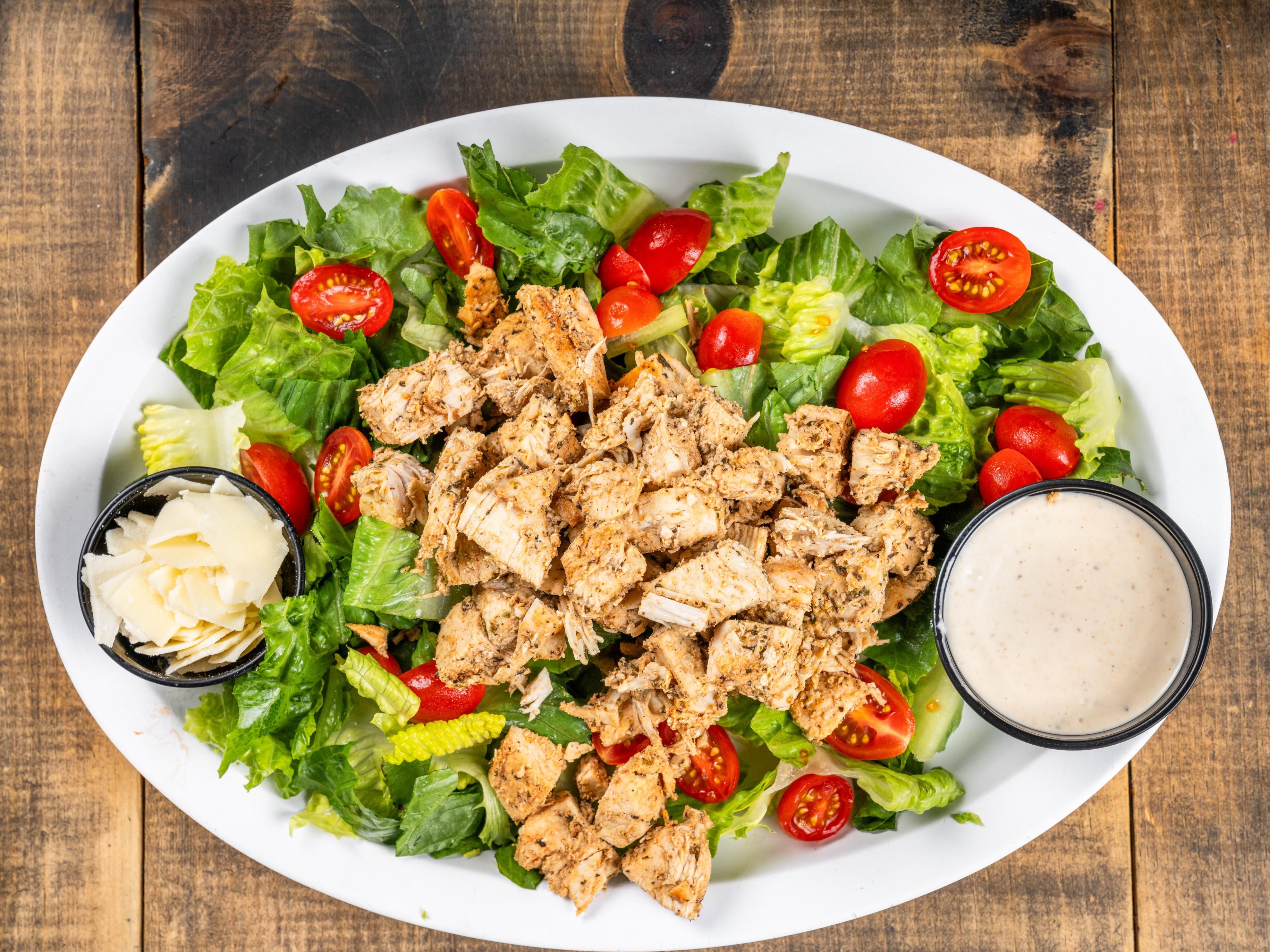 Chicken Caesar Salad.