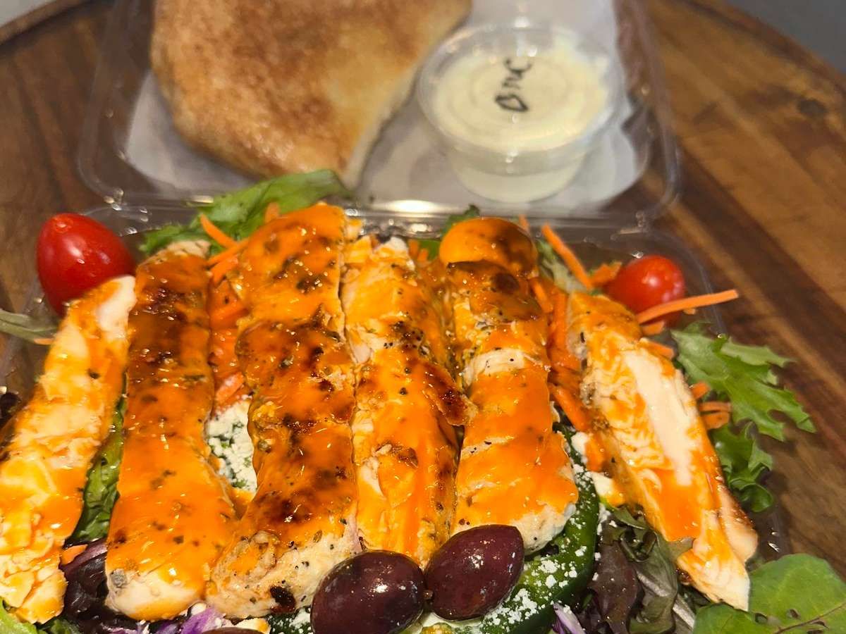  Crispy Buffalo Chicken Salad.
