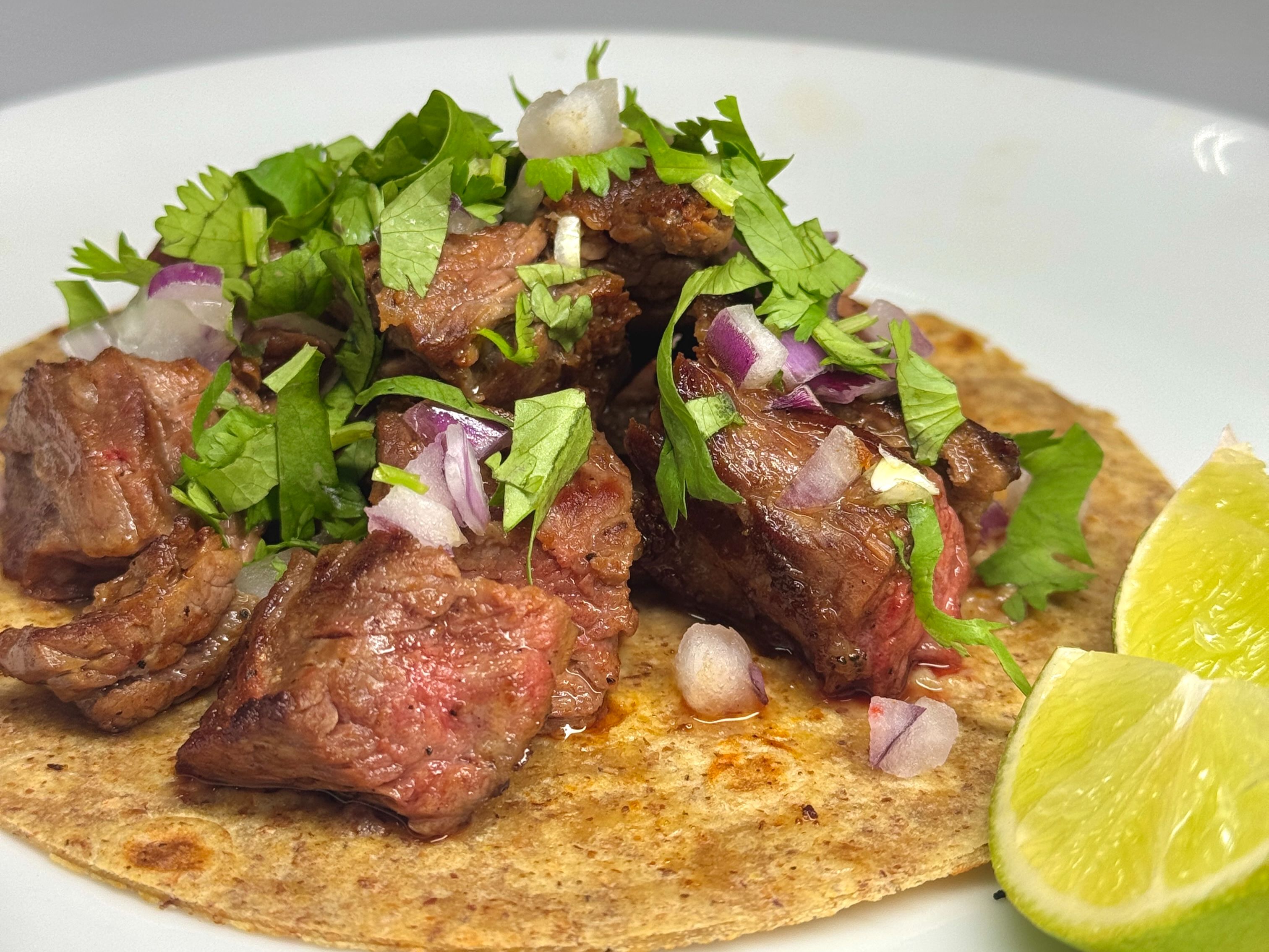 Premium Steak Taco.