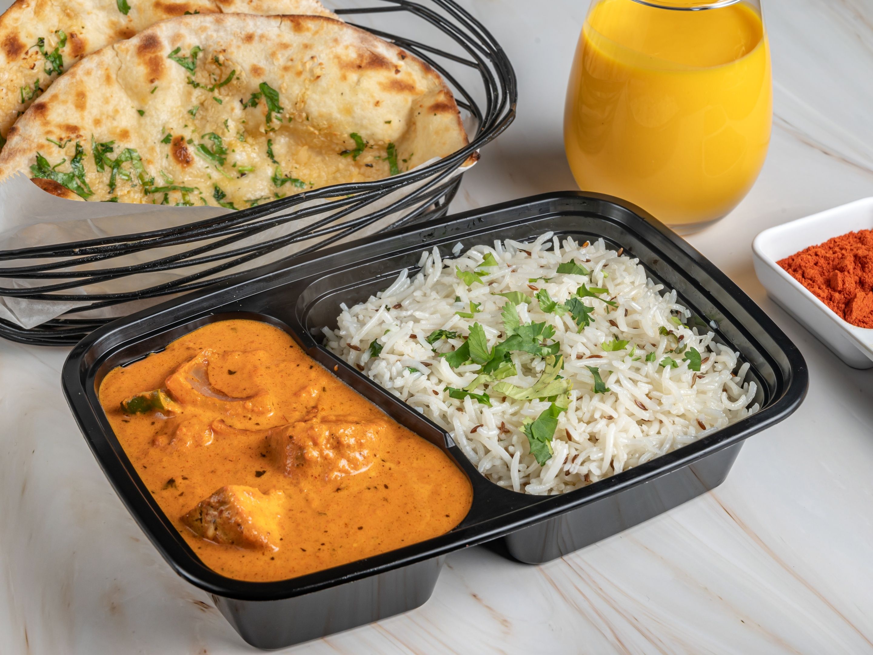 Shrimp Makhani Lunch Box