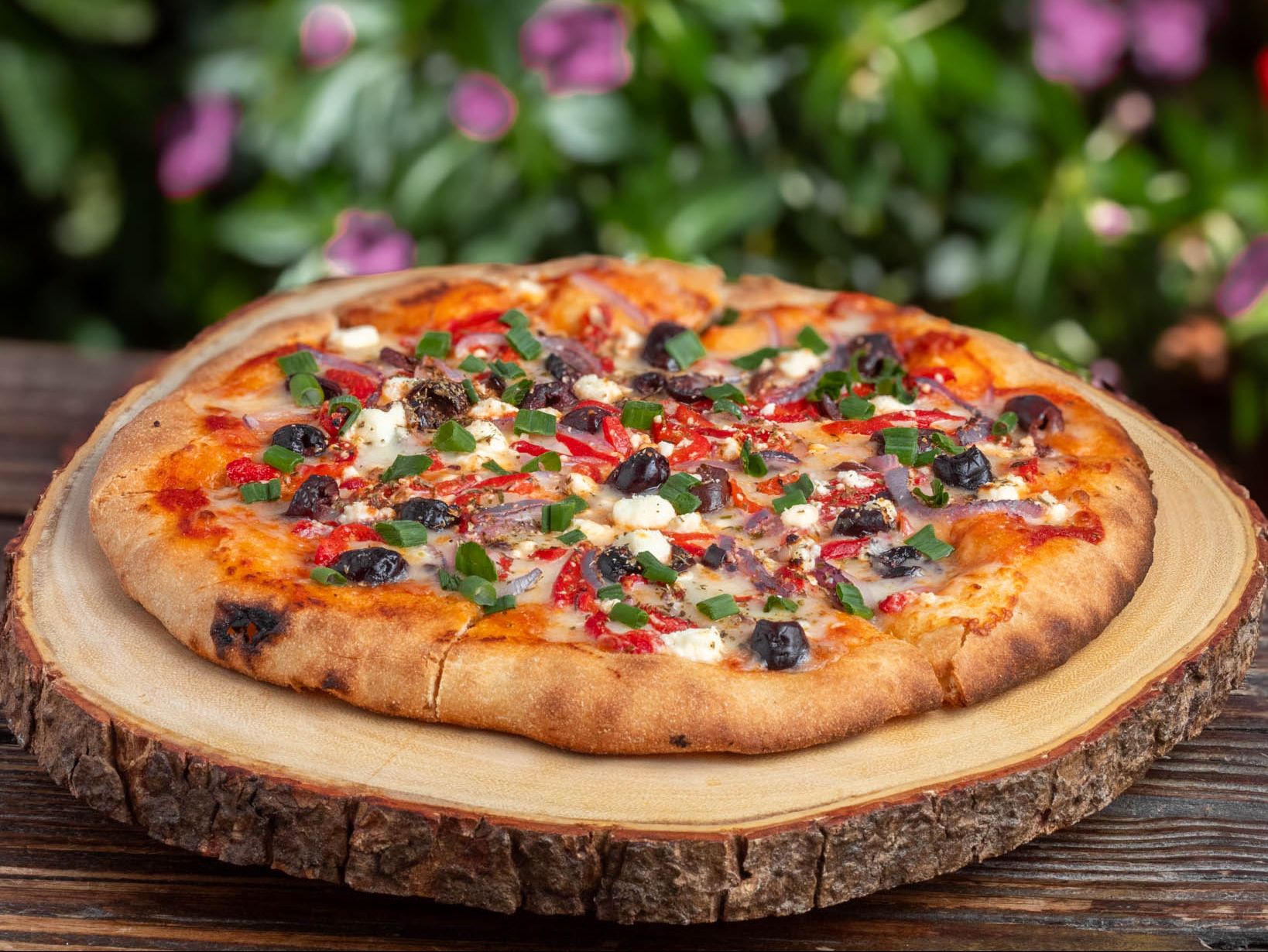 Mediterranean Pizzetta.