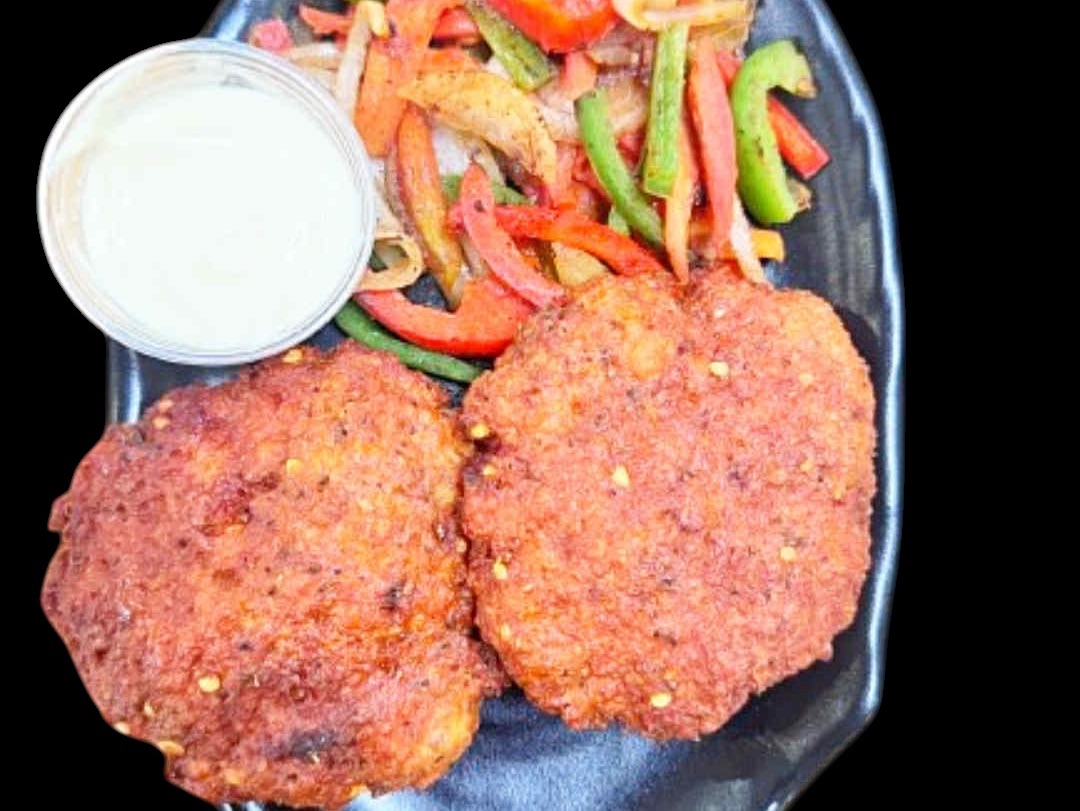 2 Pice Chappli Kabab (Chicken).