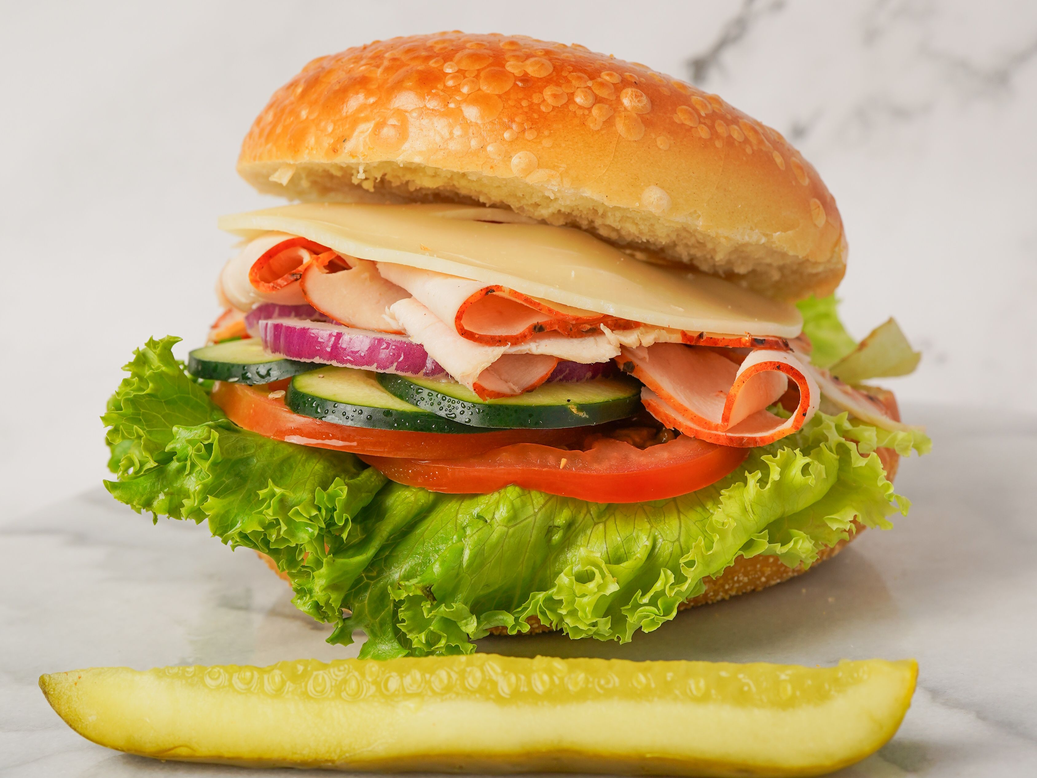 TURKEY VEGGIE SANDWICH