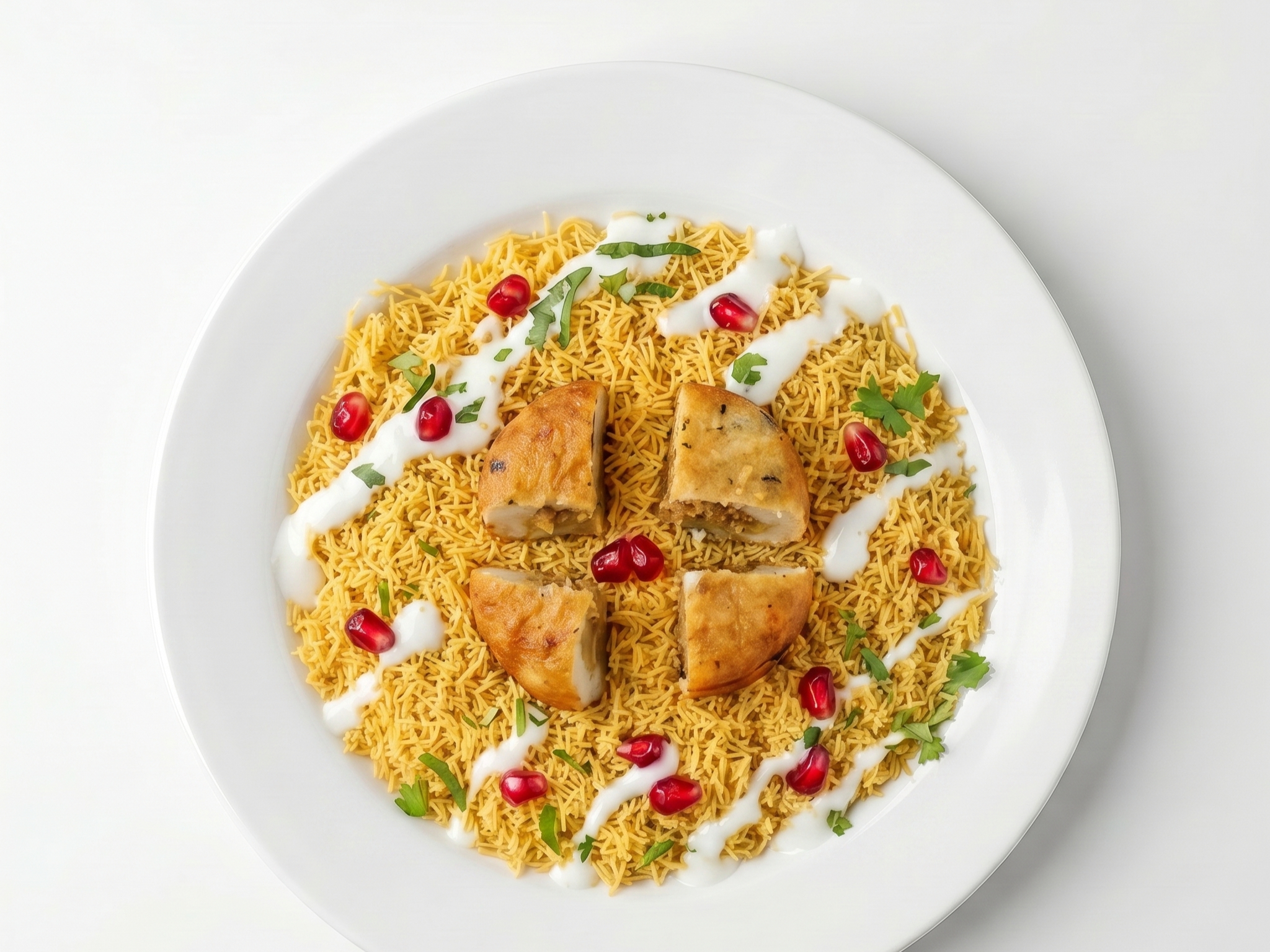 Aloo Tikki Chaat.