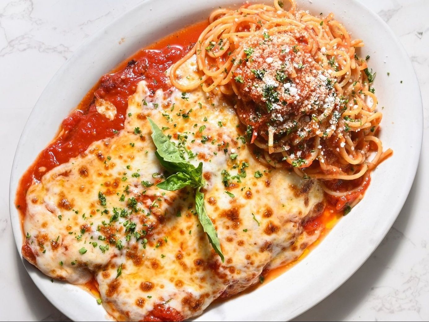 Chicken Parmigiana.