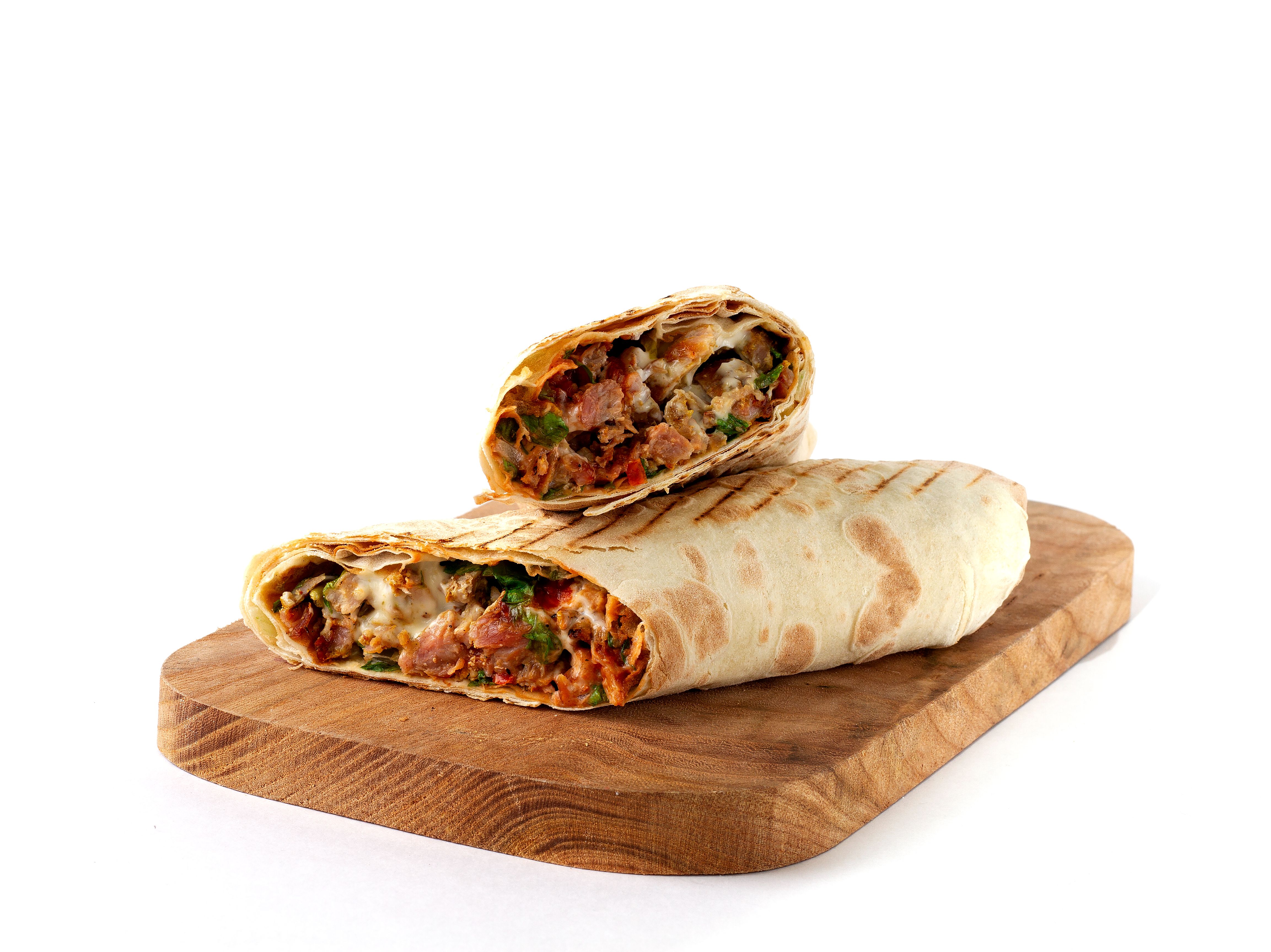 1/2 Beef 1/2 Chicken Sharwarma.