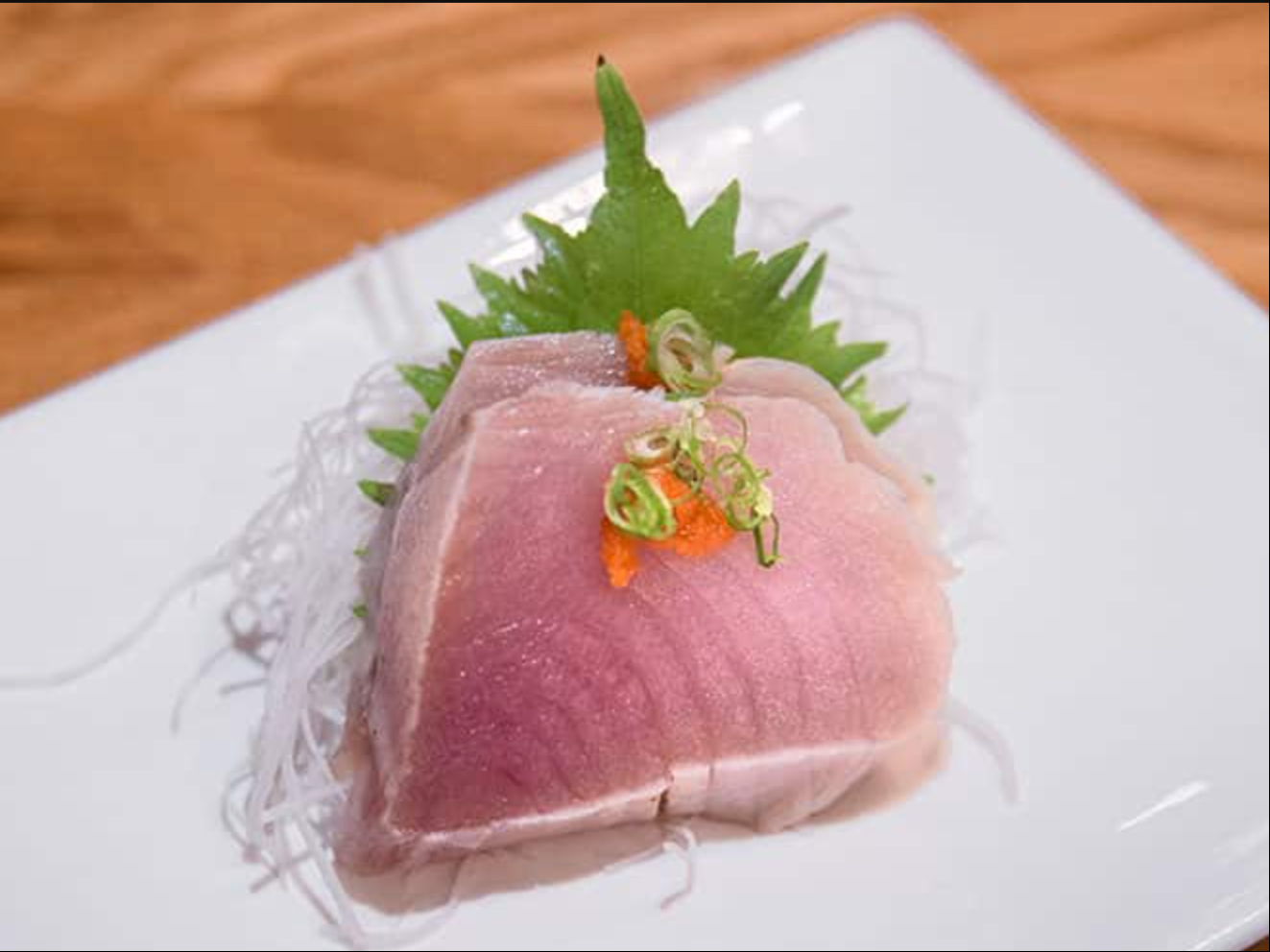 Albacore Sashimi.