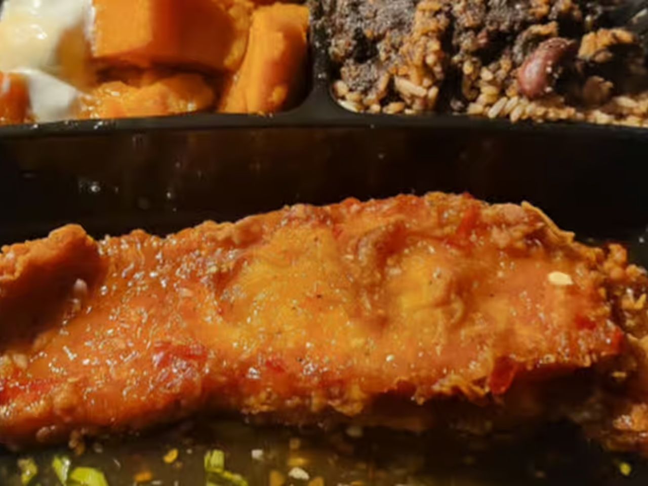 Deep Fried Ou La La. Salmon.
