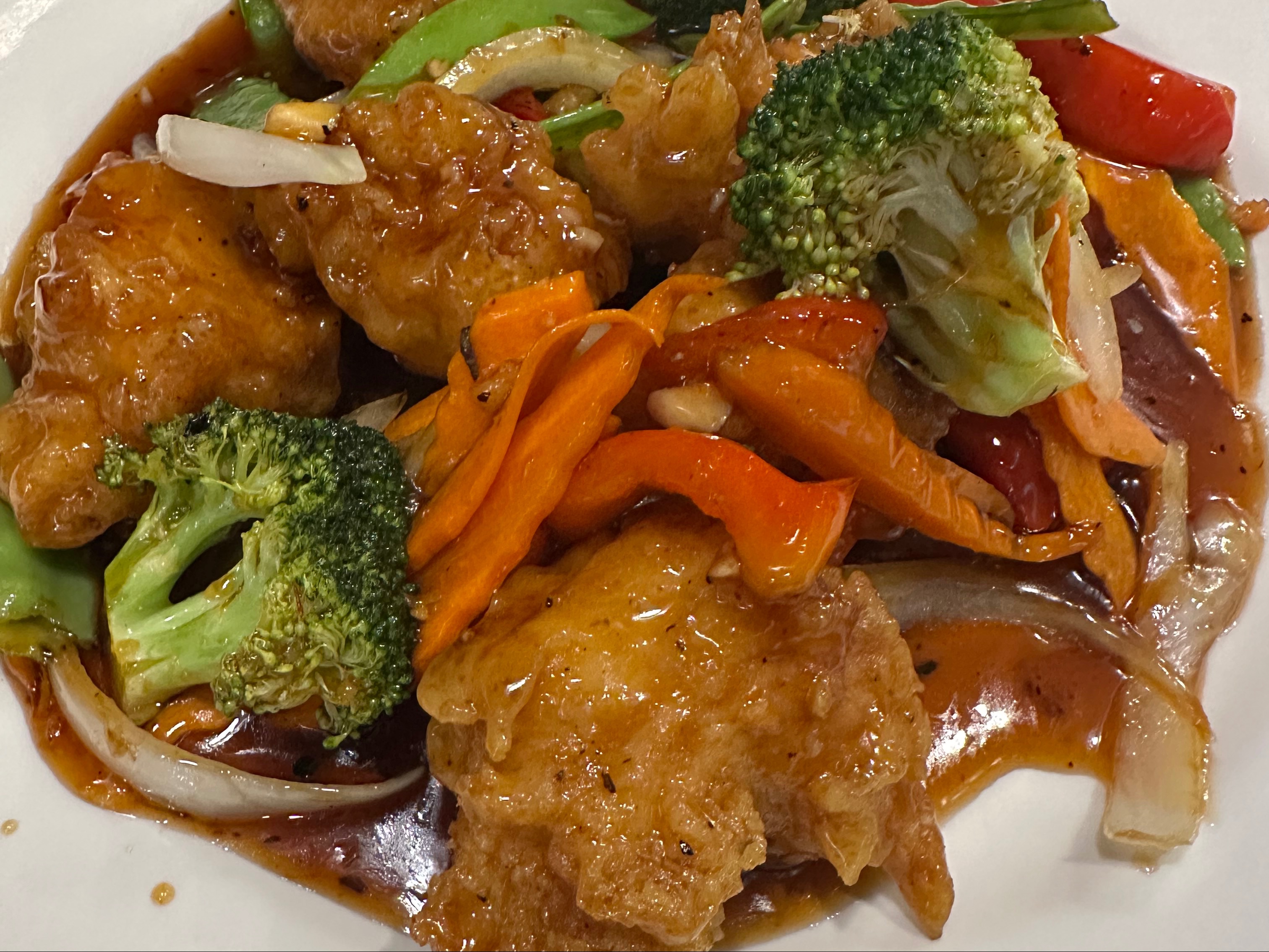 Orange Chicken Dinner.