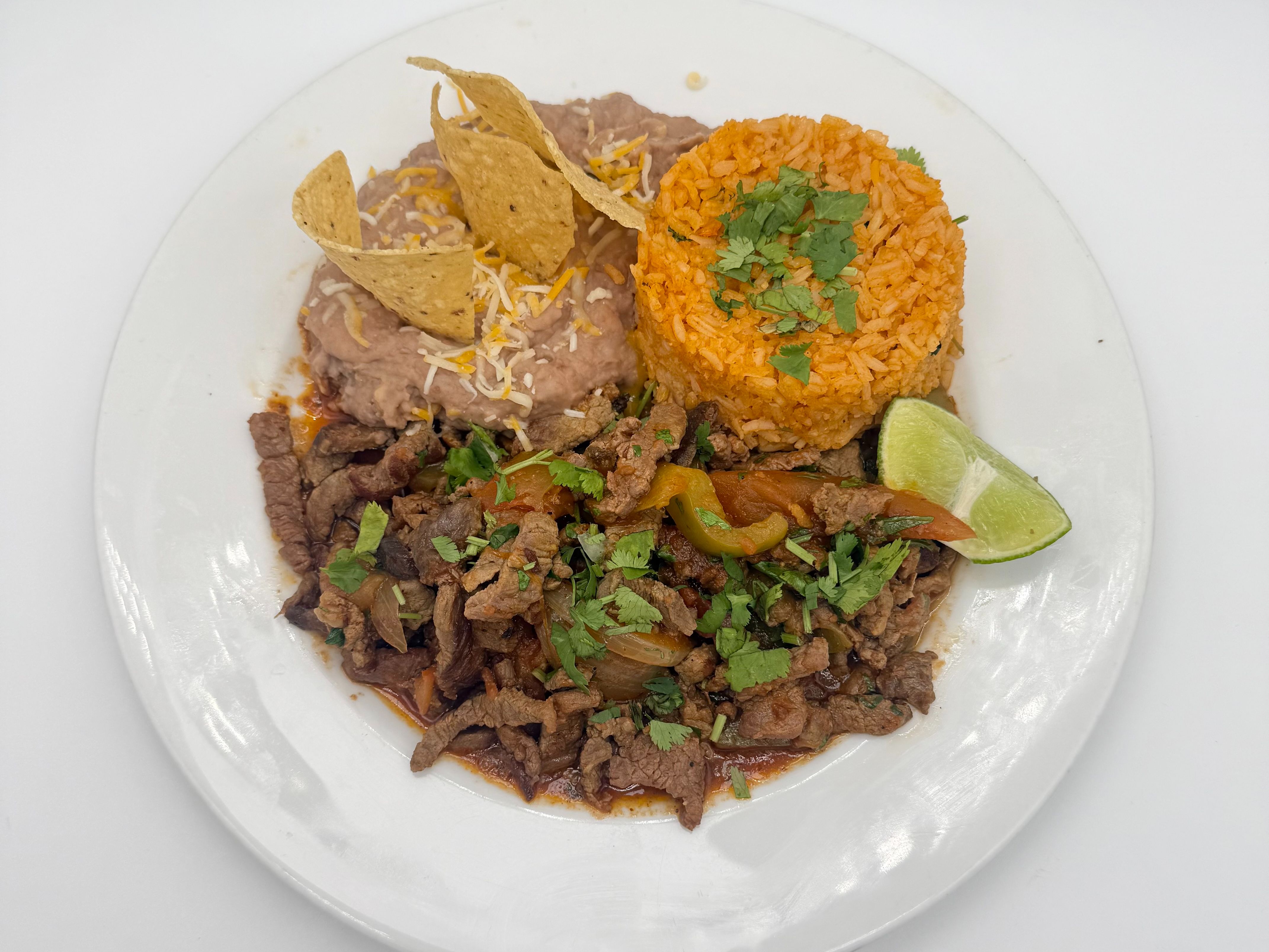 Bistec Ranchero Plate.