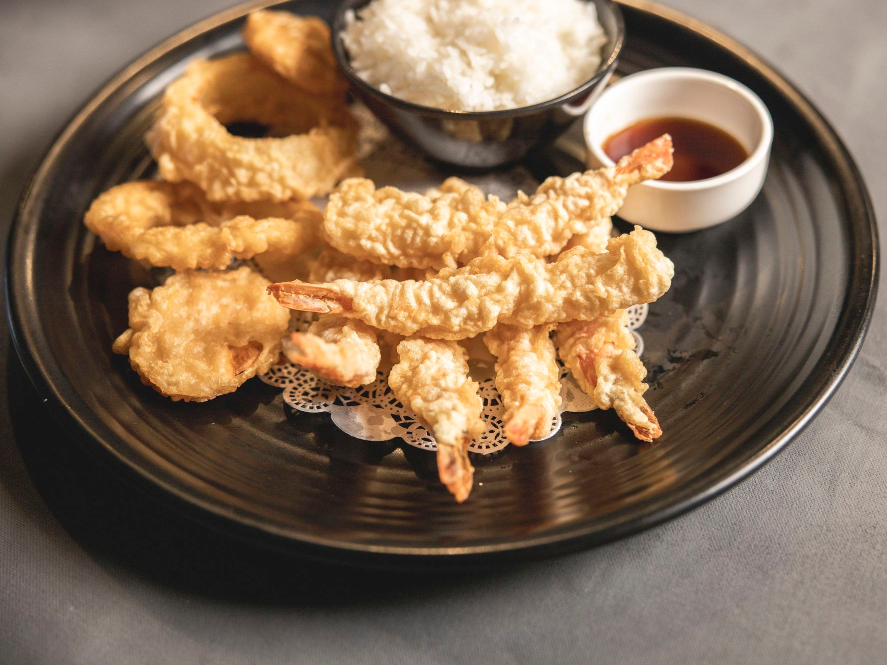 D3. Shrimp Tempura Dinner