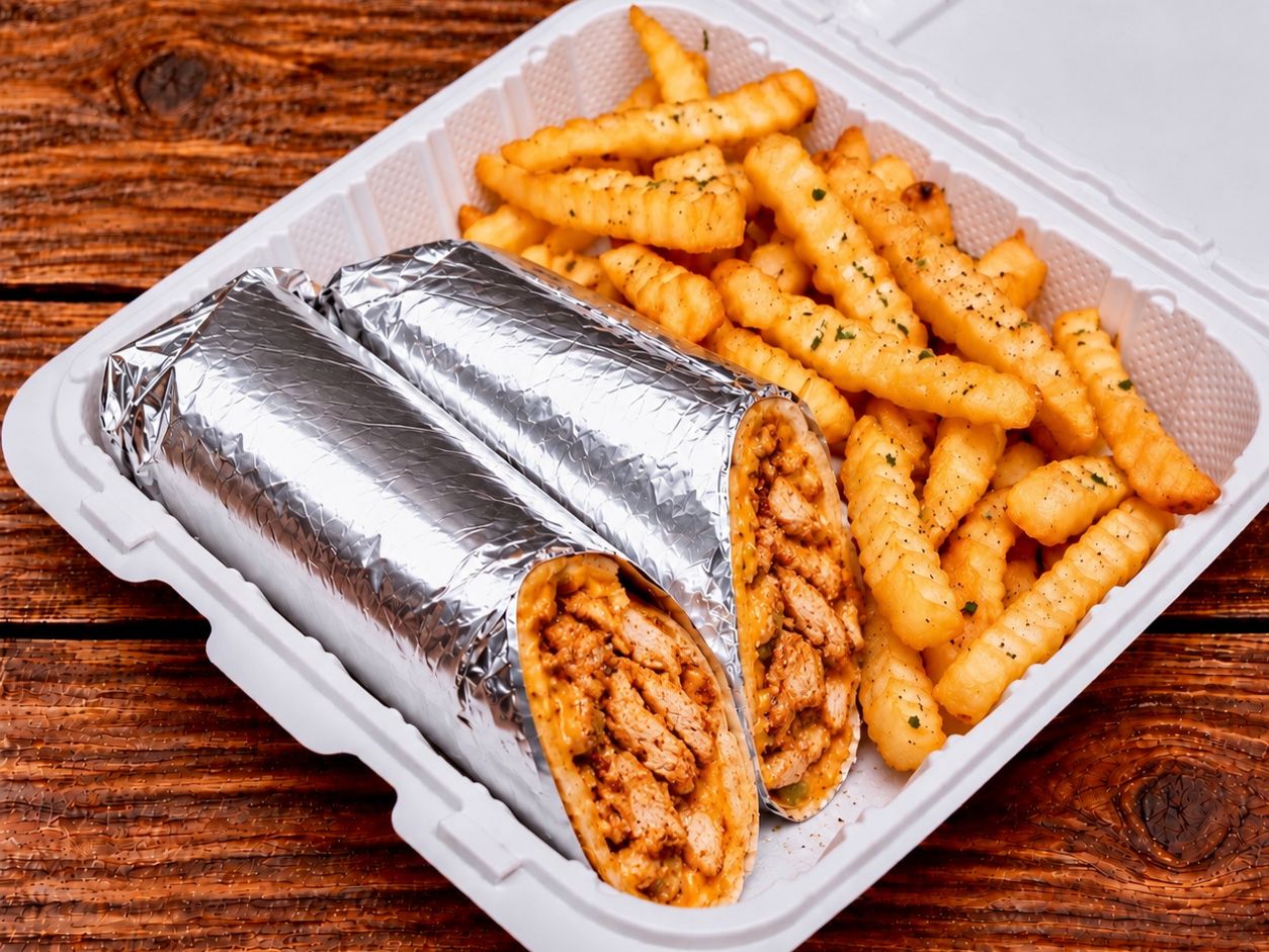 Chicken Cheesesteak Meal (Regular, Buffalo, or BBQ).