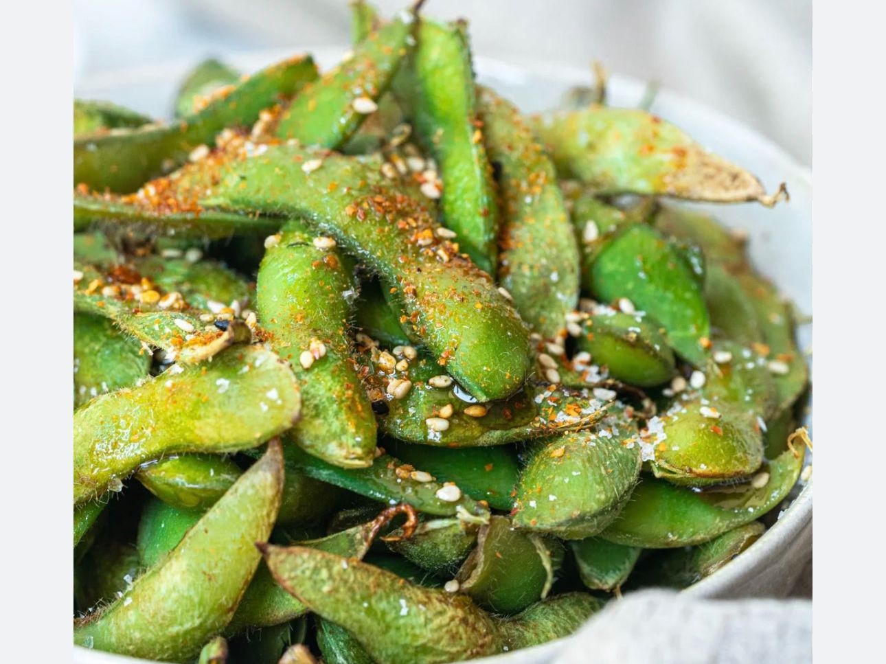 Spicy Edamame.