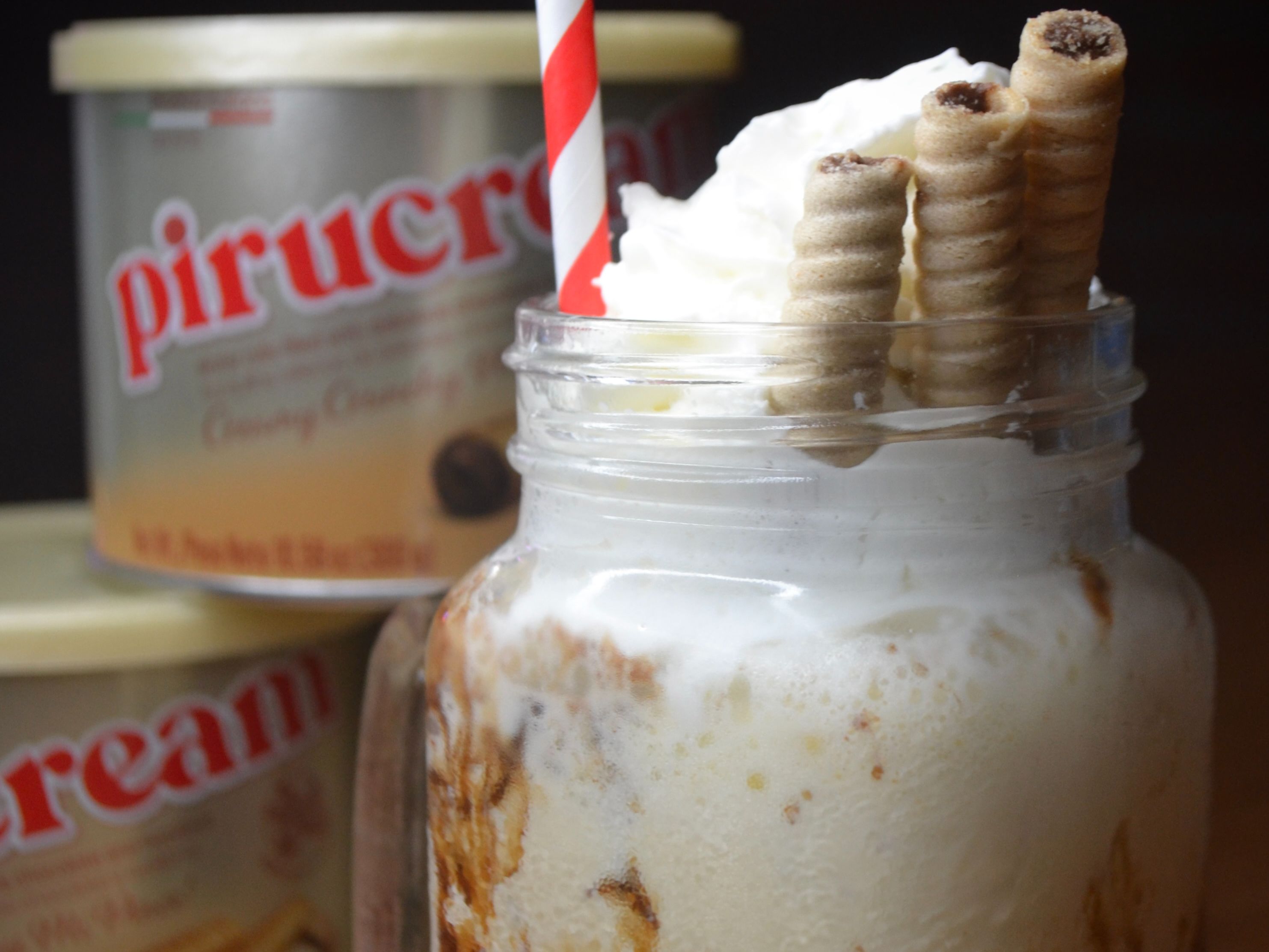Pirucream Milkshake / Batido de Pirucream.