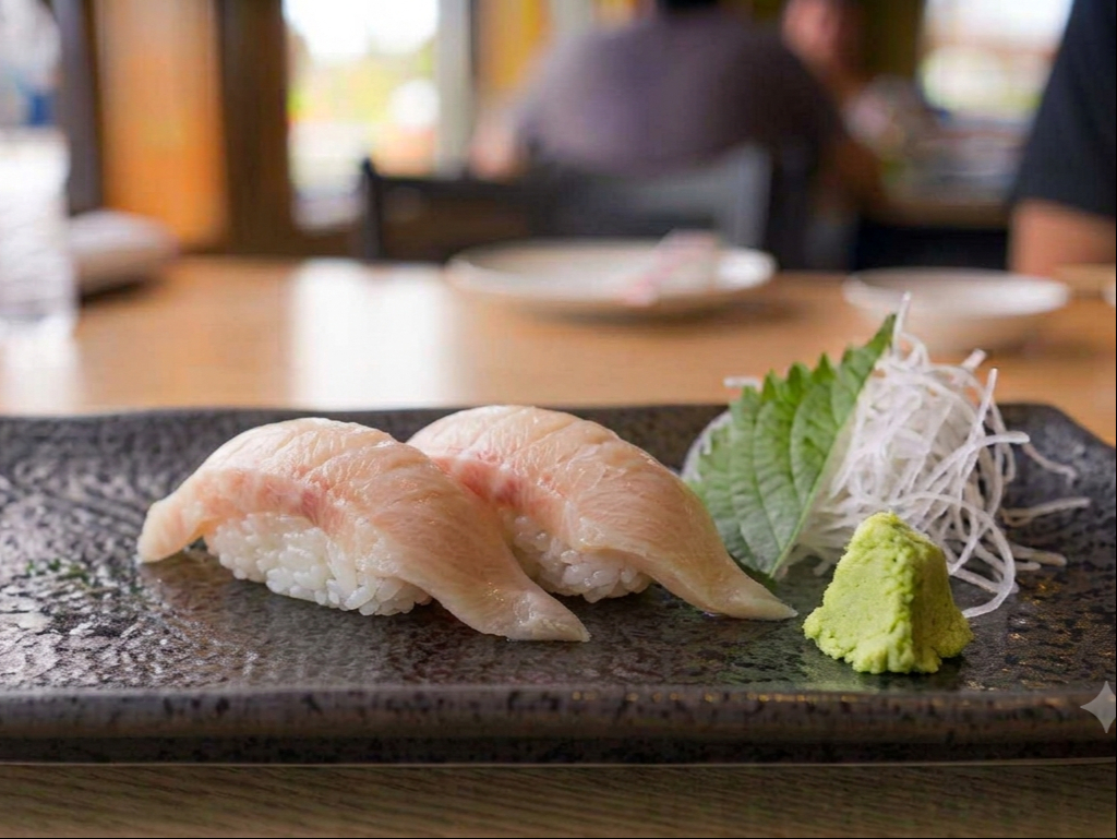 Hamachi Belly Sushi 2pc.