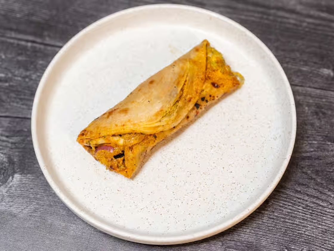 Achari Chicken Roll.