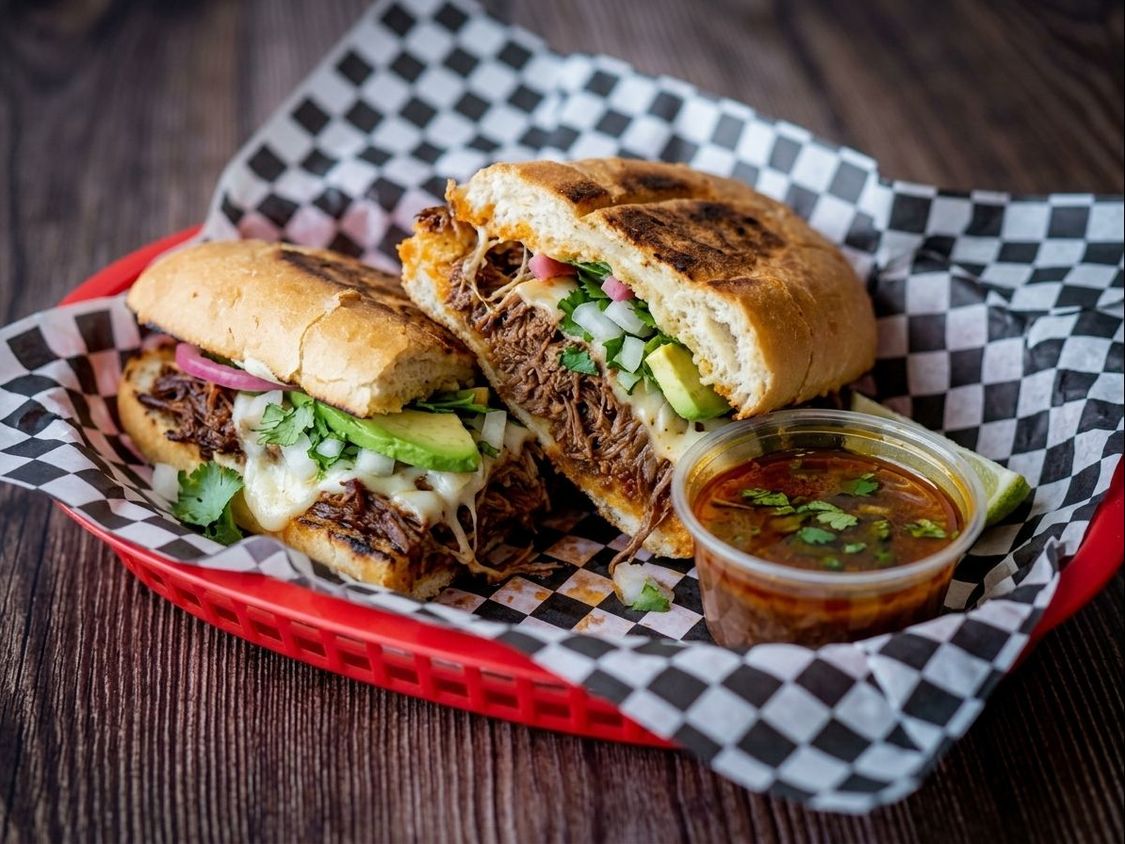 Birria Torta (Mexican Sandwich)