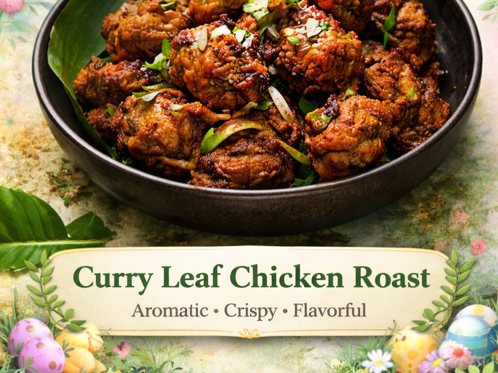 Curry Leaf Chicken Roast