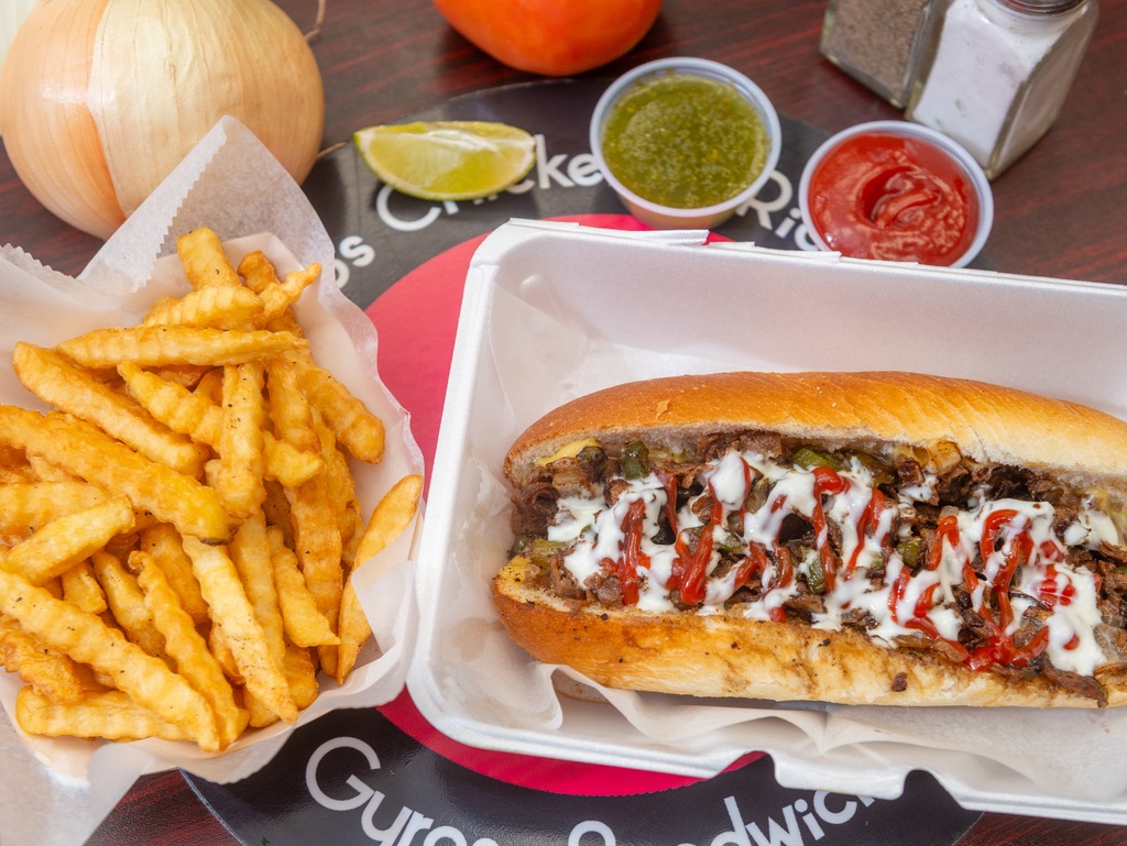 Philly Cheesesteak W/Fries.