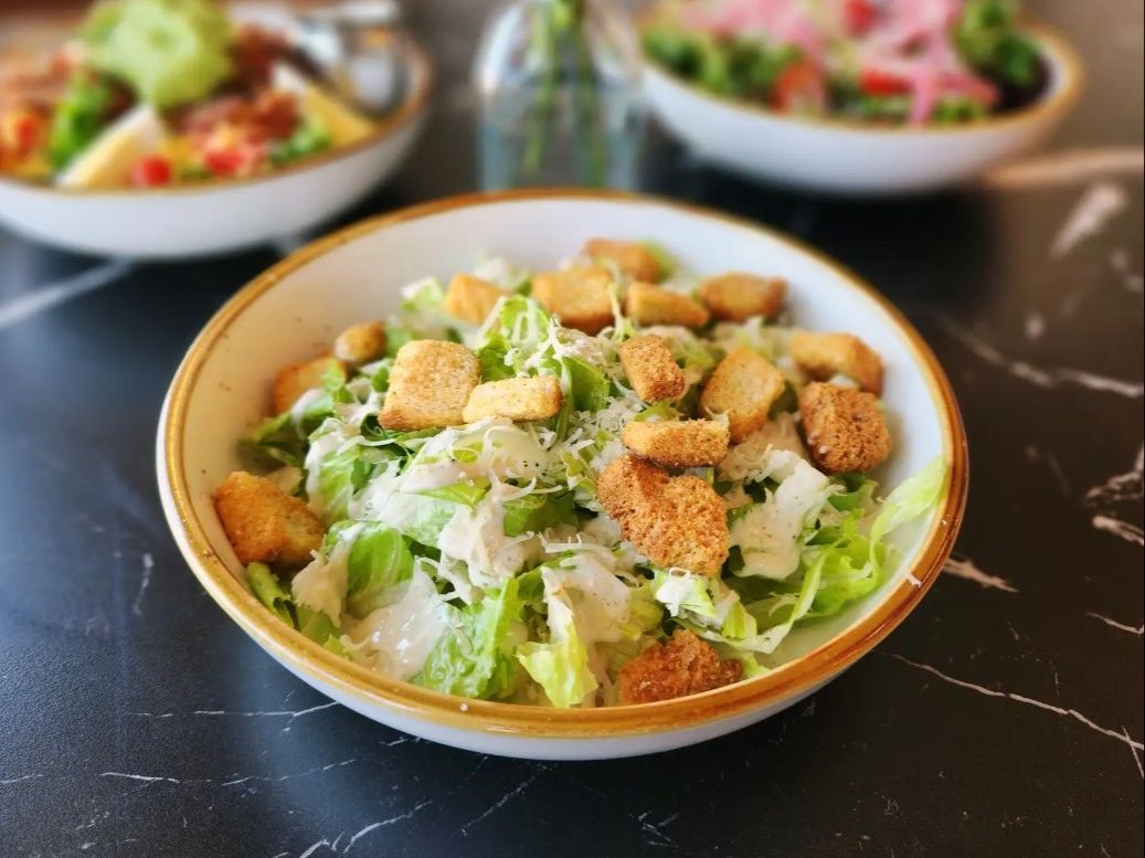 Caesar Entree Salad.