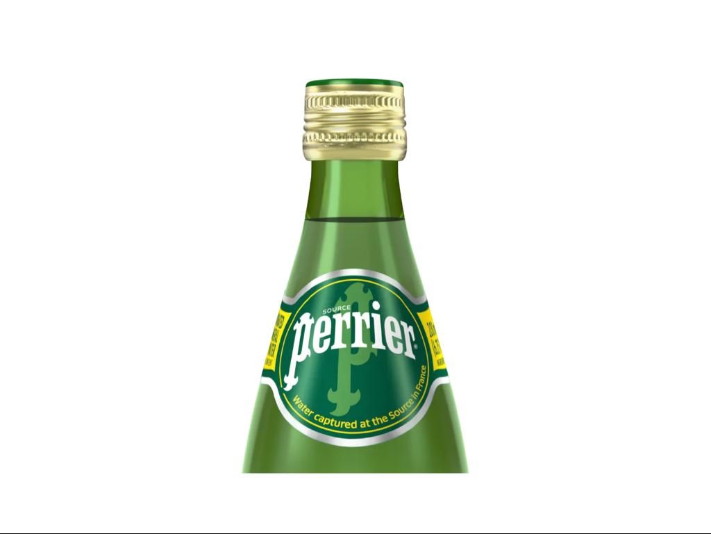 Perrier Sparkling Water.