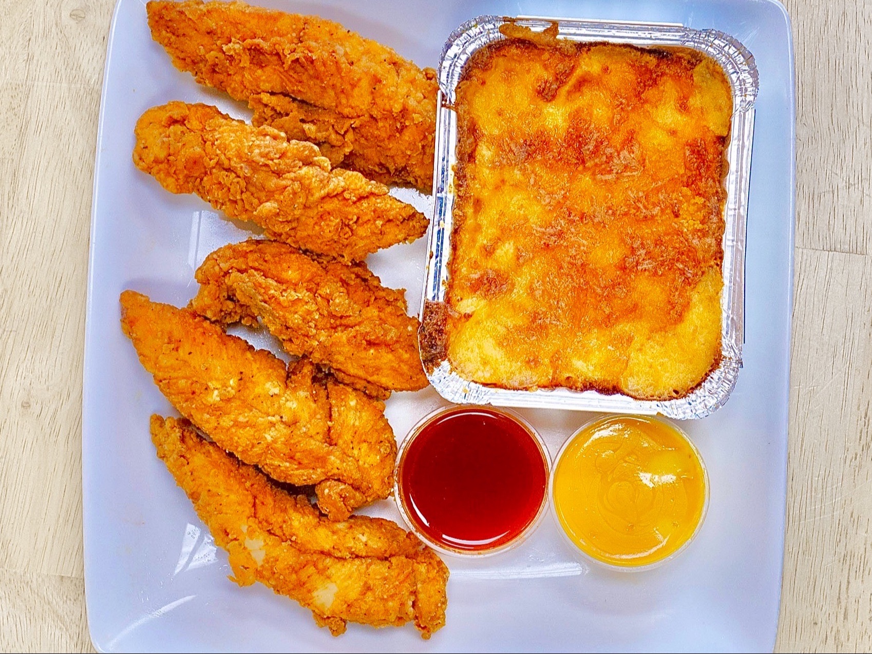 15 Tenders & 3 Sides.
