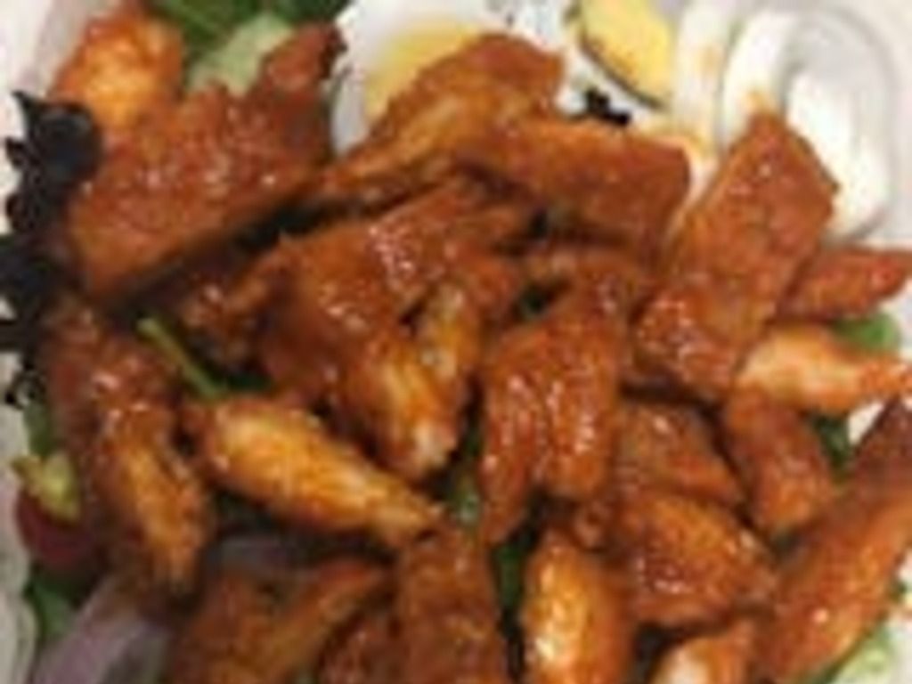 Buffalo Tender Salad.
