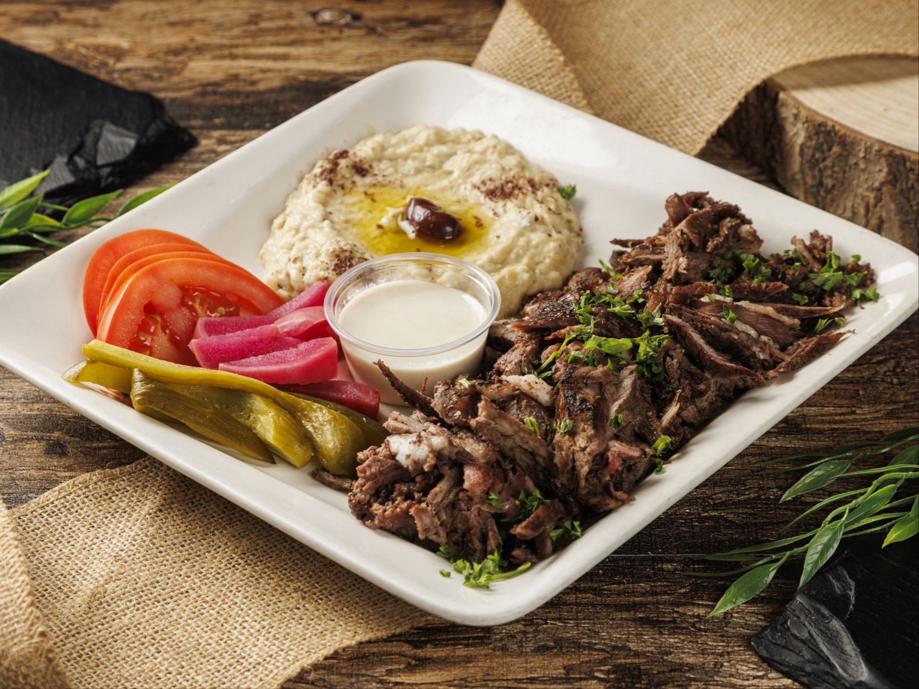 Beef Shawarma Plate