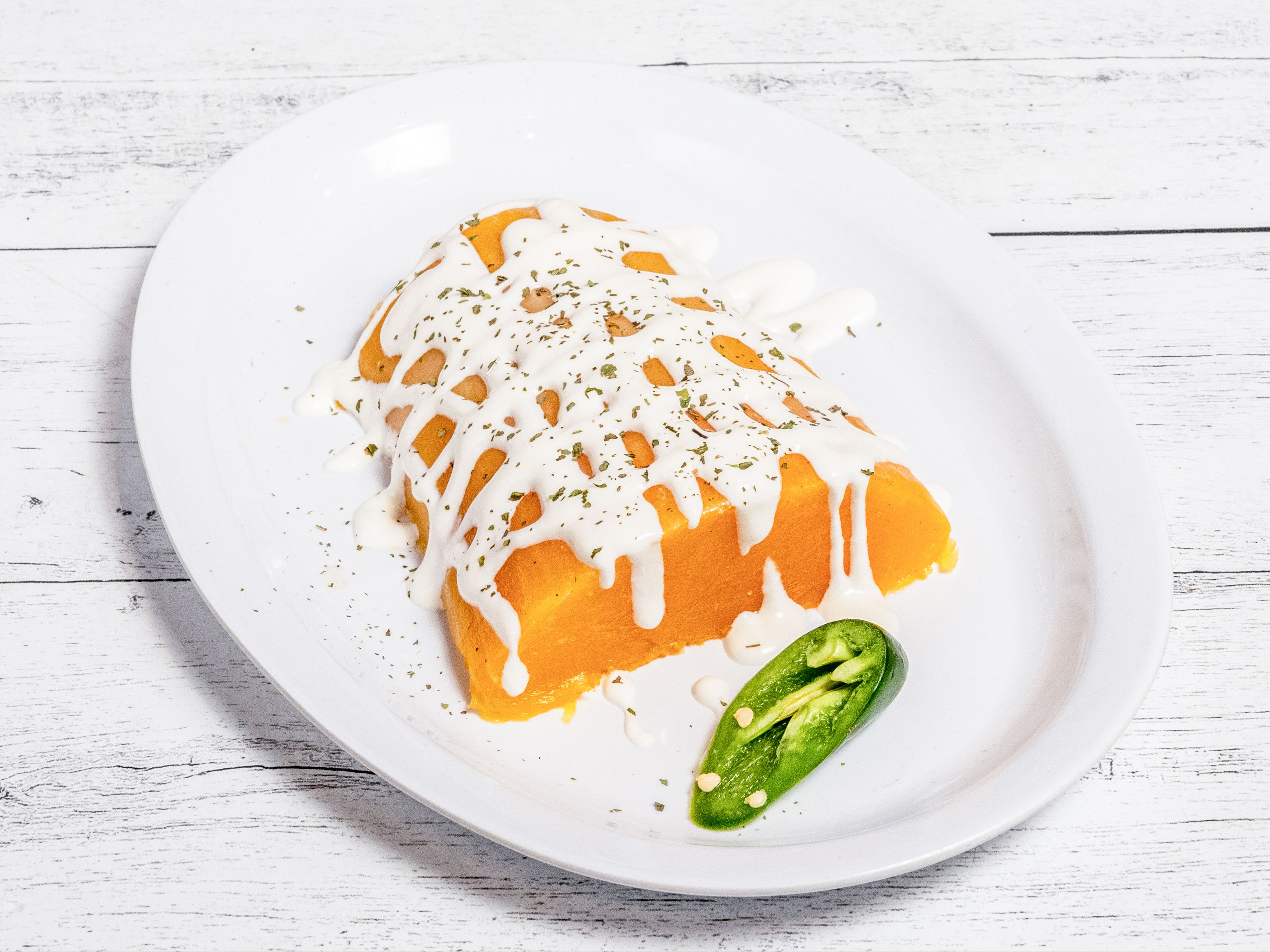 Kado Borani (Vegetarian).