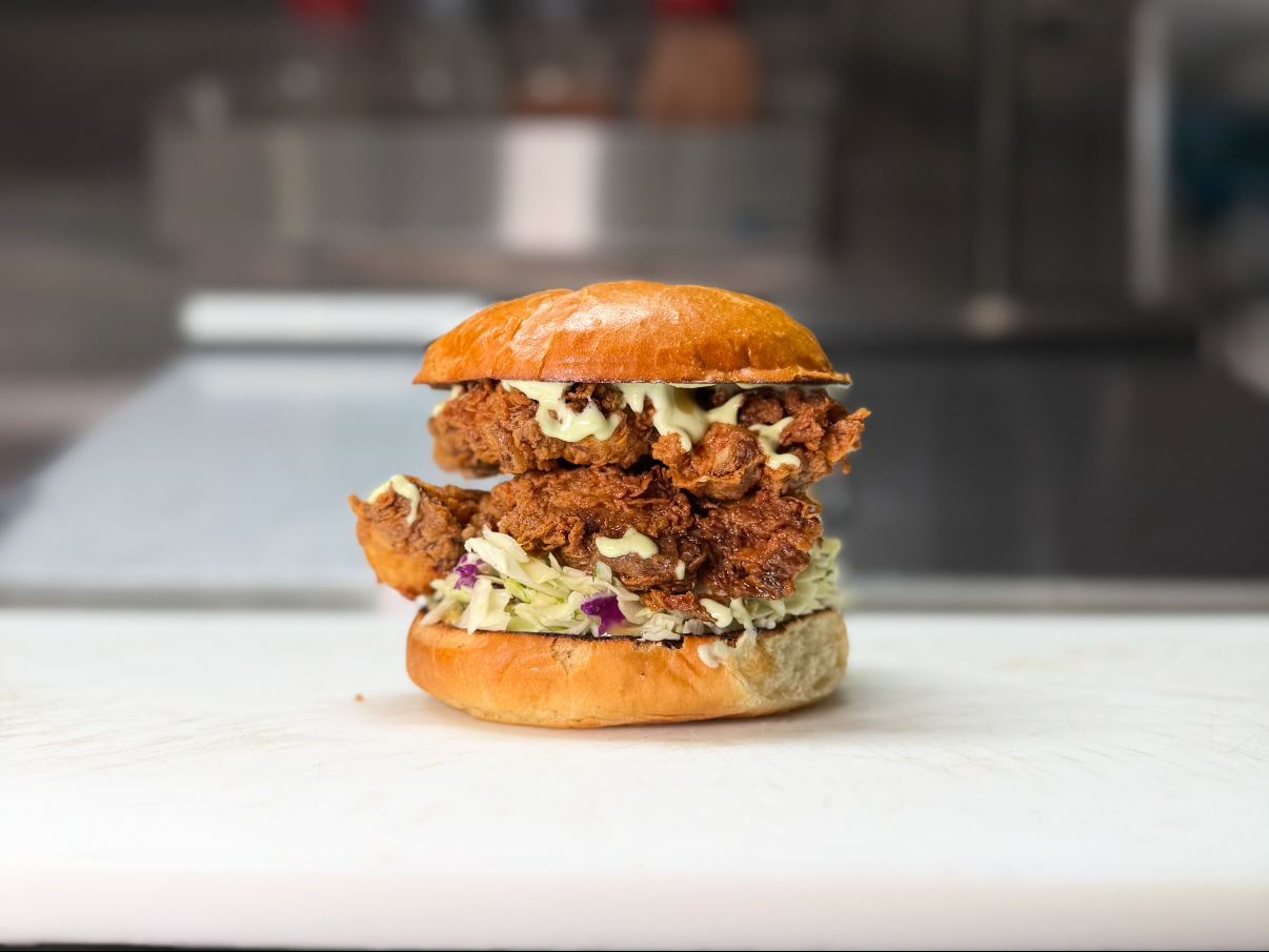 Hot Honey Bbq Fried Chicken.