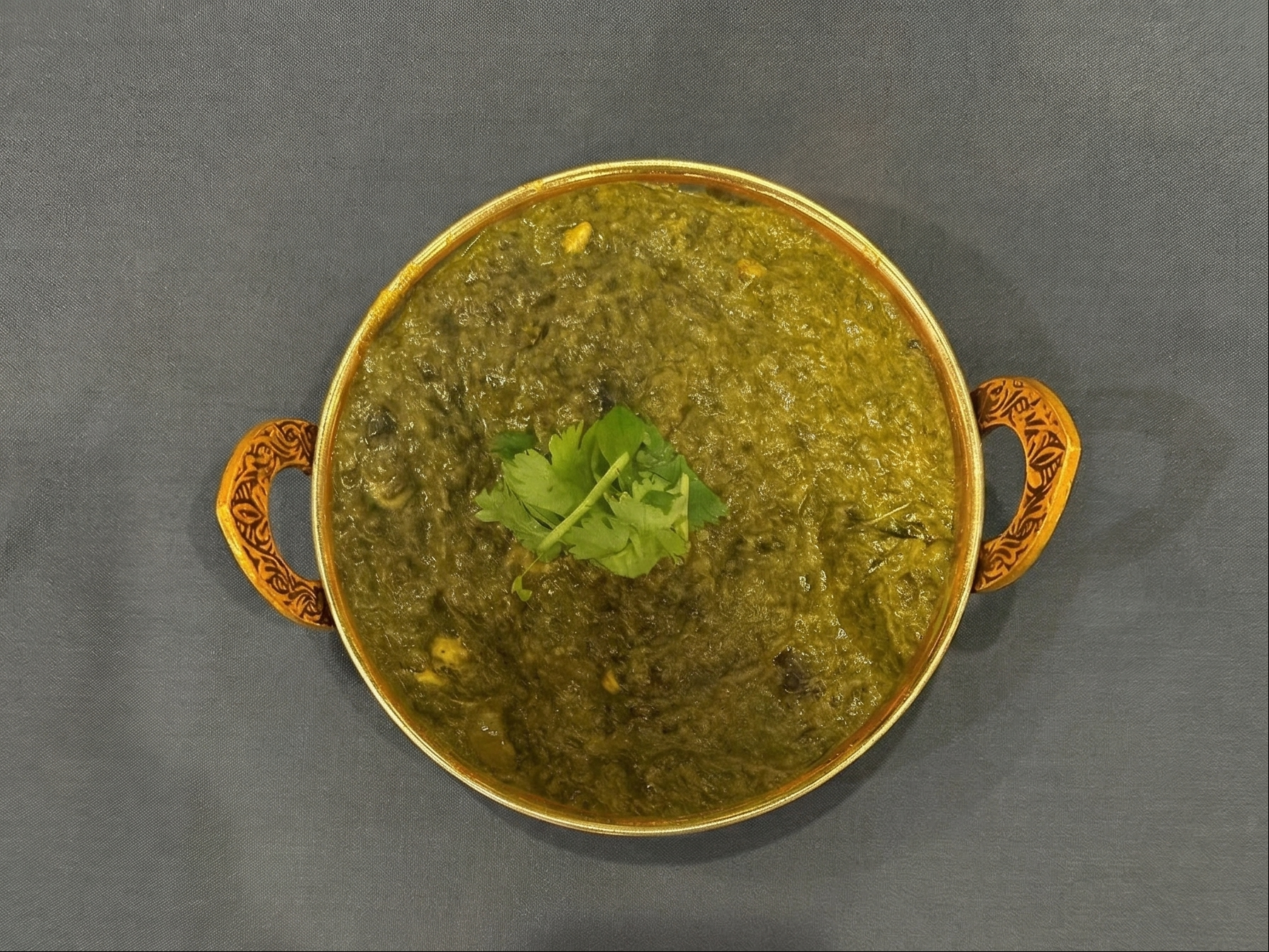 Saag Paneer (Palak Paneer).