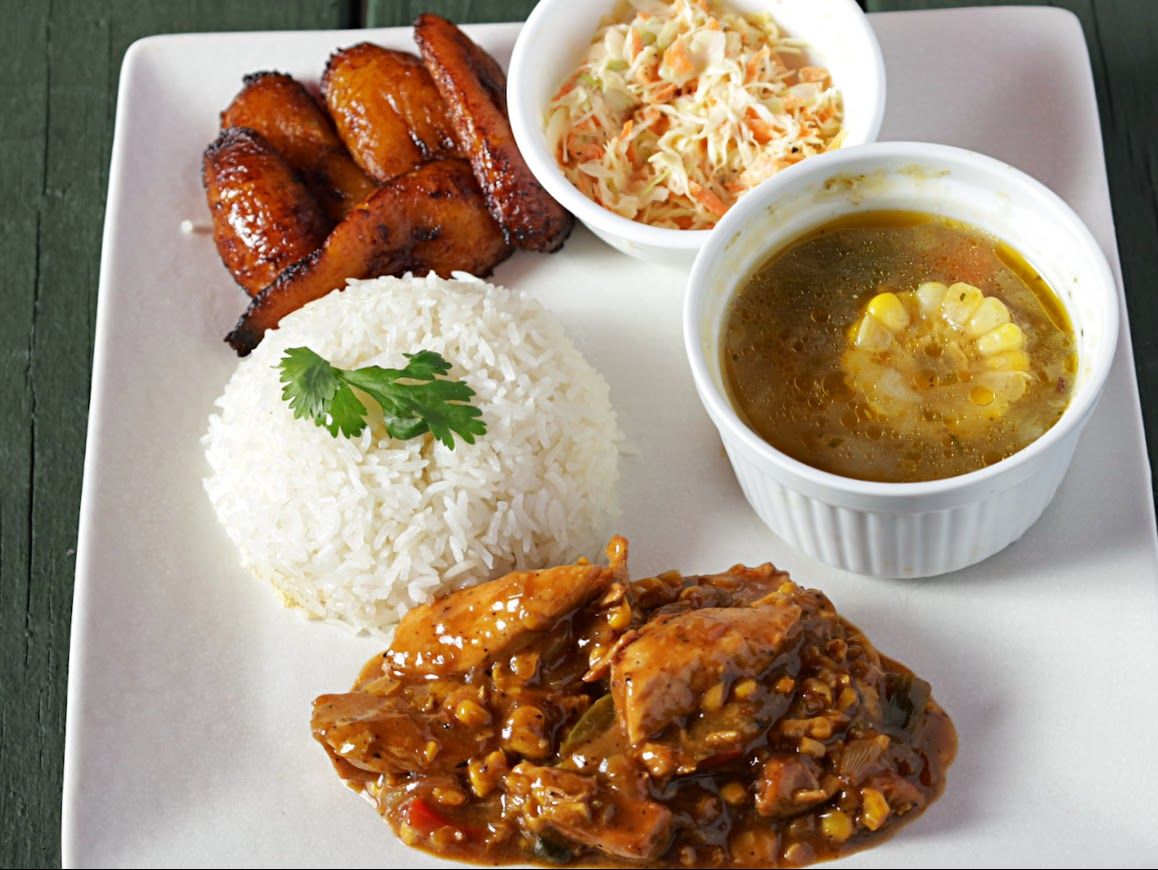 Chicken in Corn Sauce.