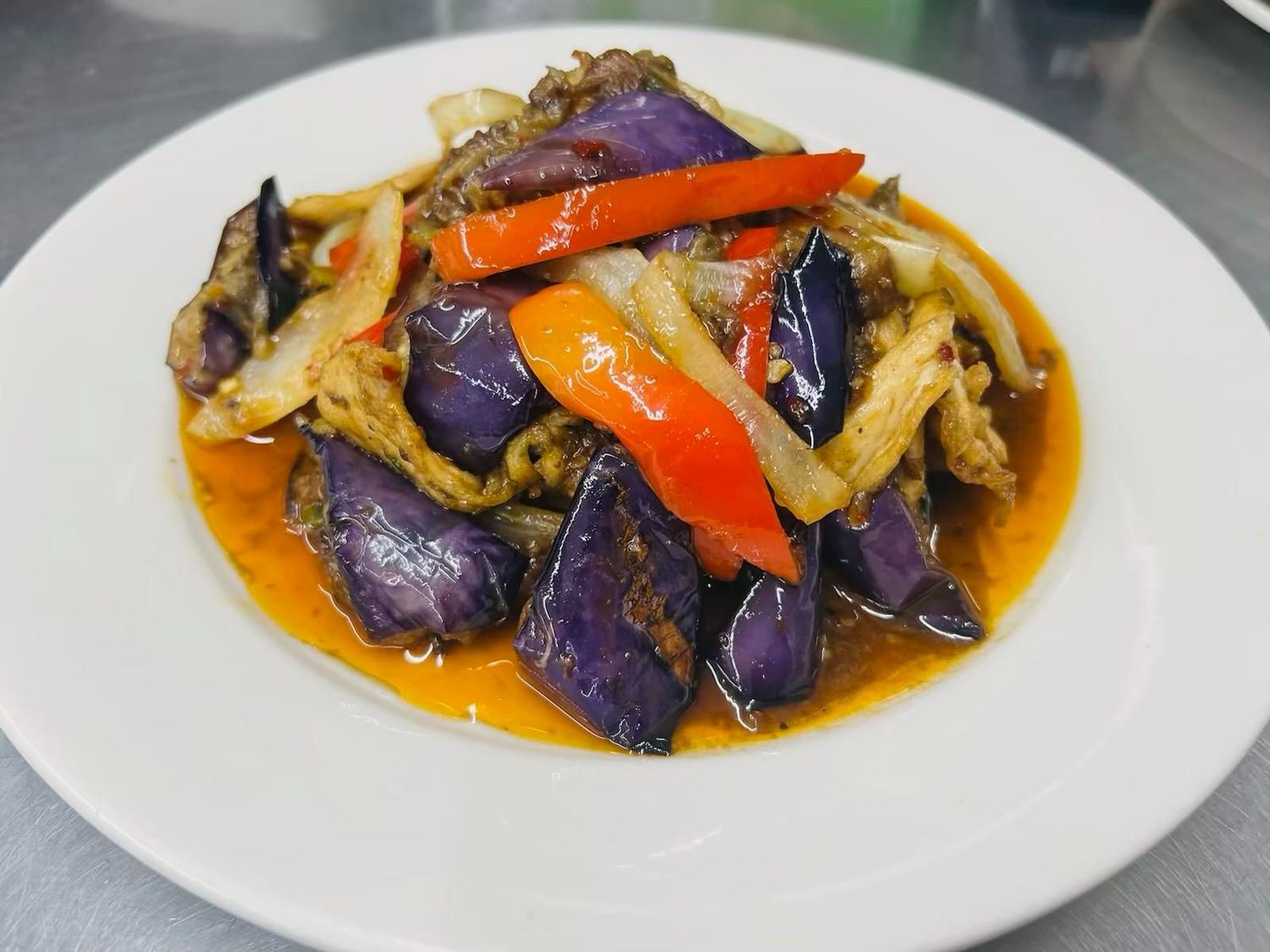 Image-PTSF3. Spicy Eggplant (Pad Prik Pao Ma Ku)