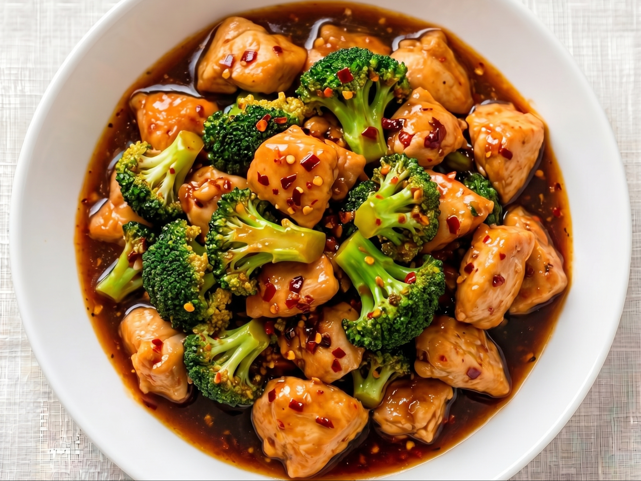 # Chicken With Broccoli.