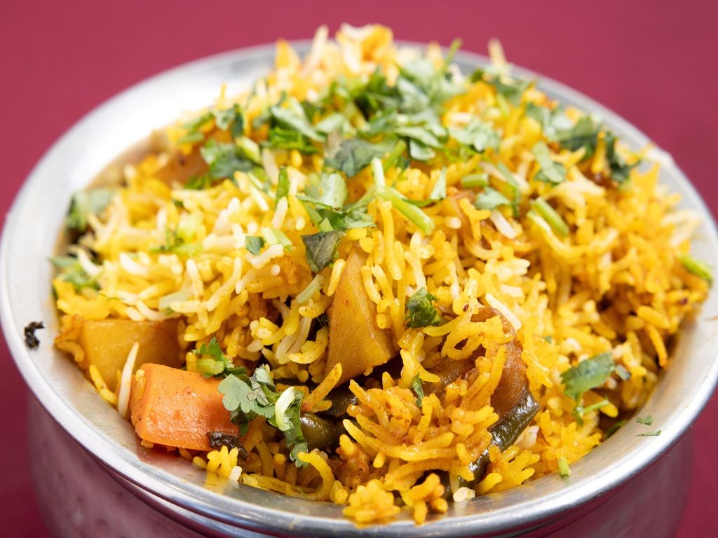 Vegetable Dum Ka Biryani.
