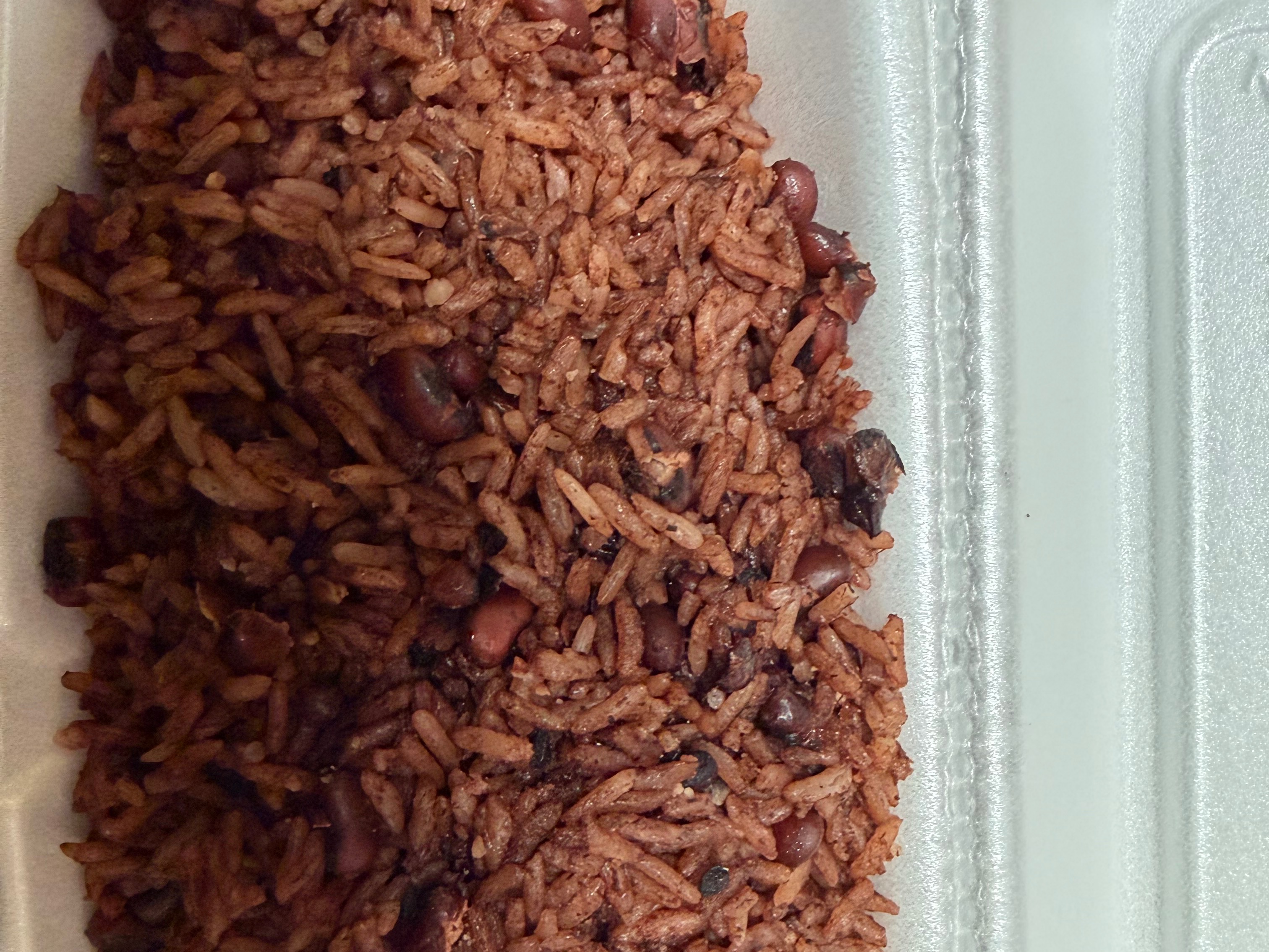 Waakye Rice and Beans.