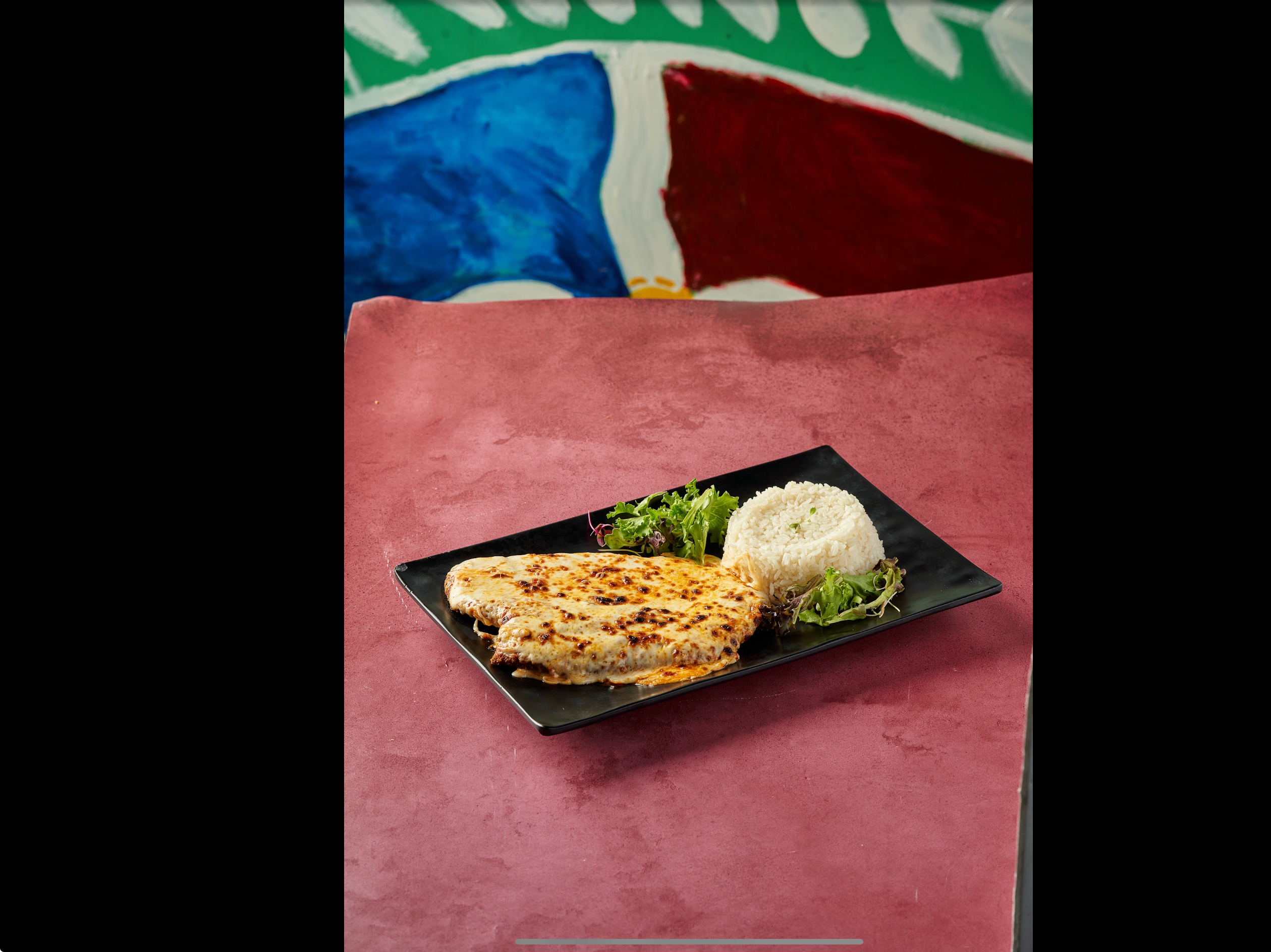 Pechuga Parmesana (Chicken Parm).