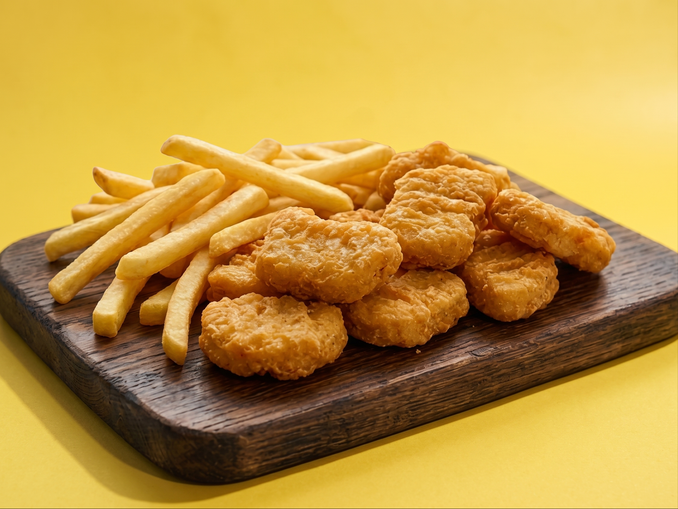 10 Piece Chicken Nuggets Basket & Fries.