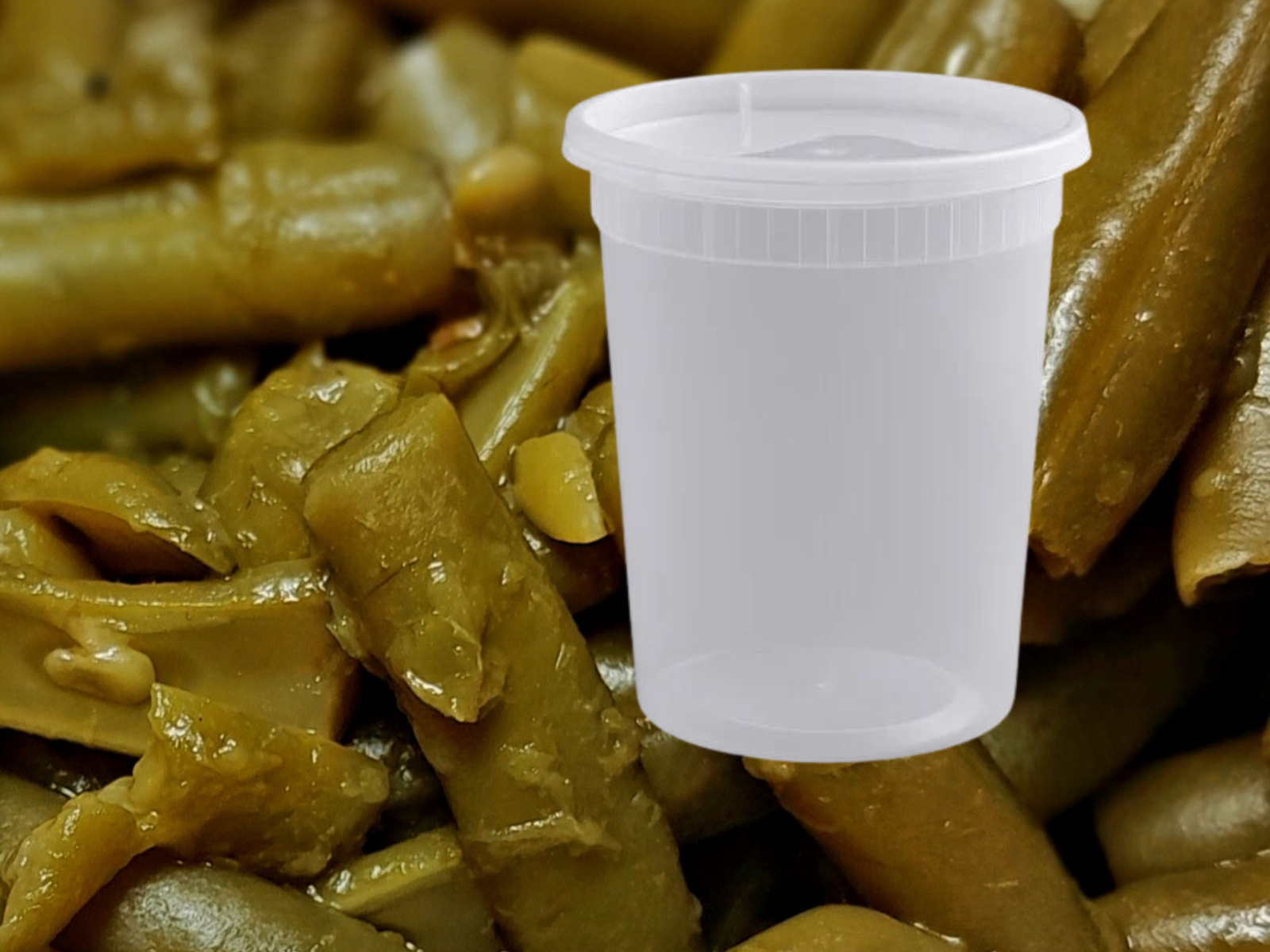 32oz Papa's Southern Green Beans (approx. 4 servings).