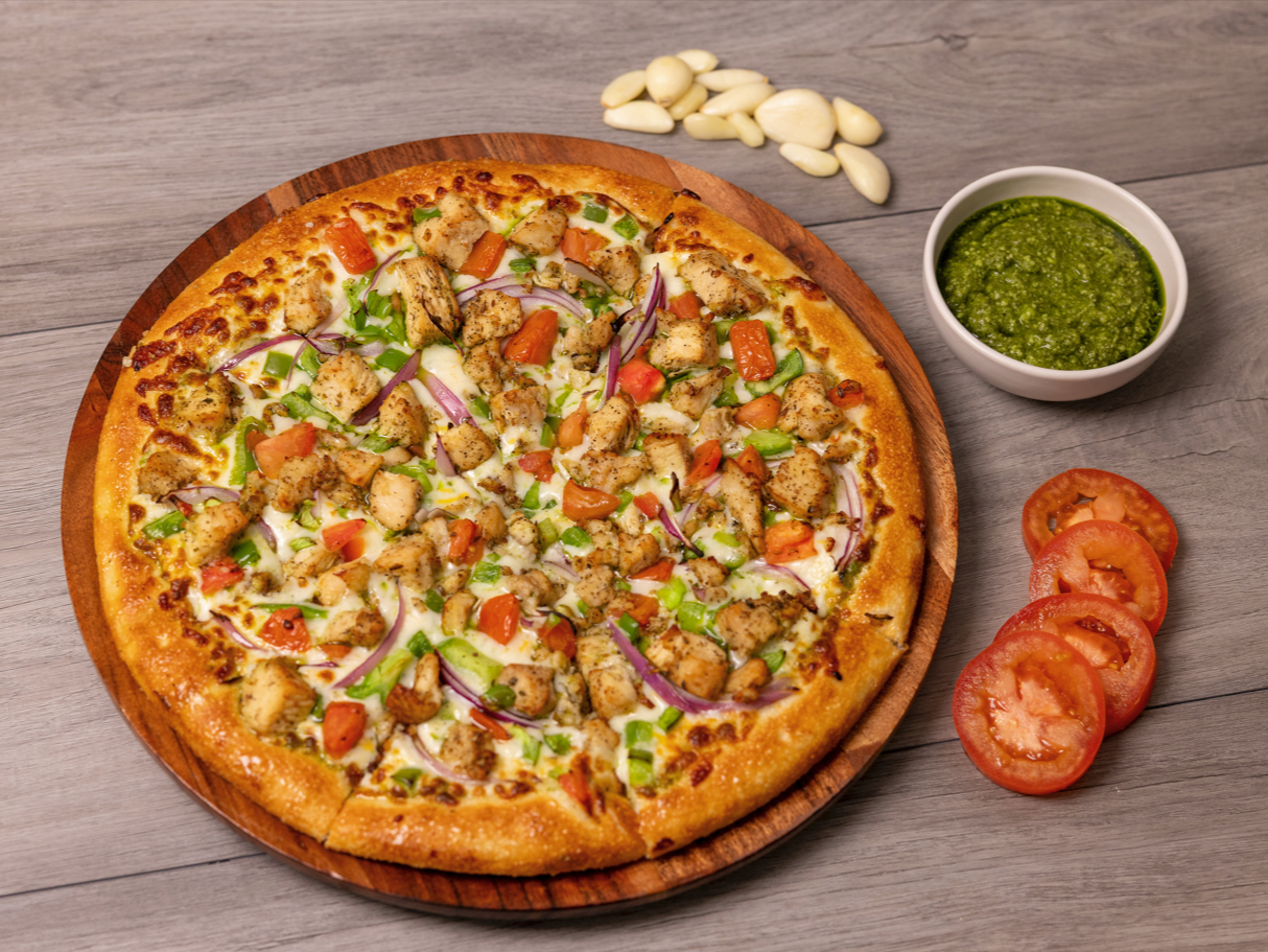 Pesto Chicken Pizza