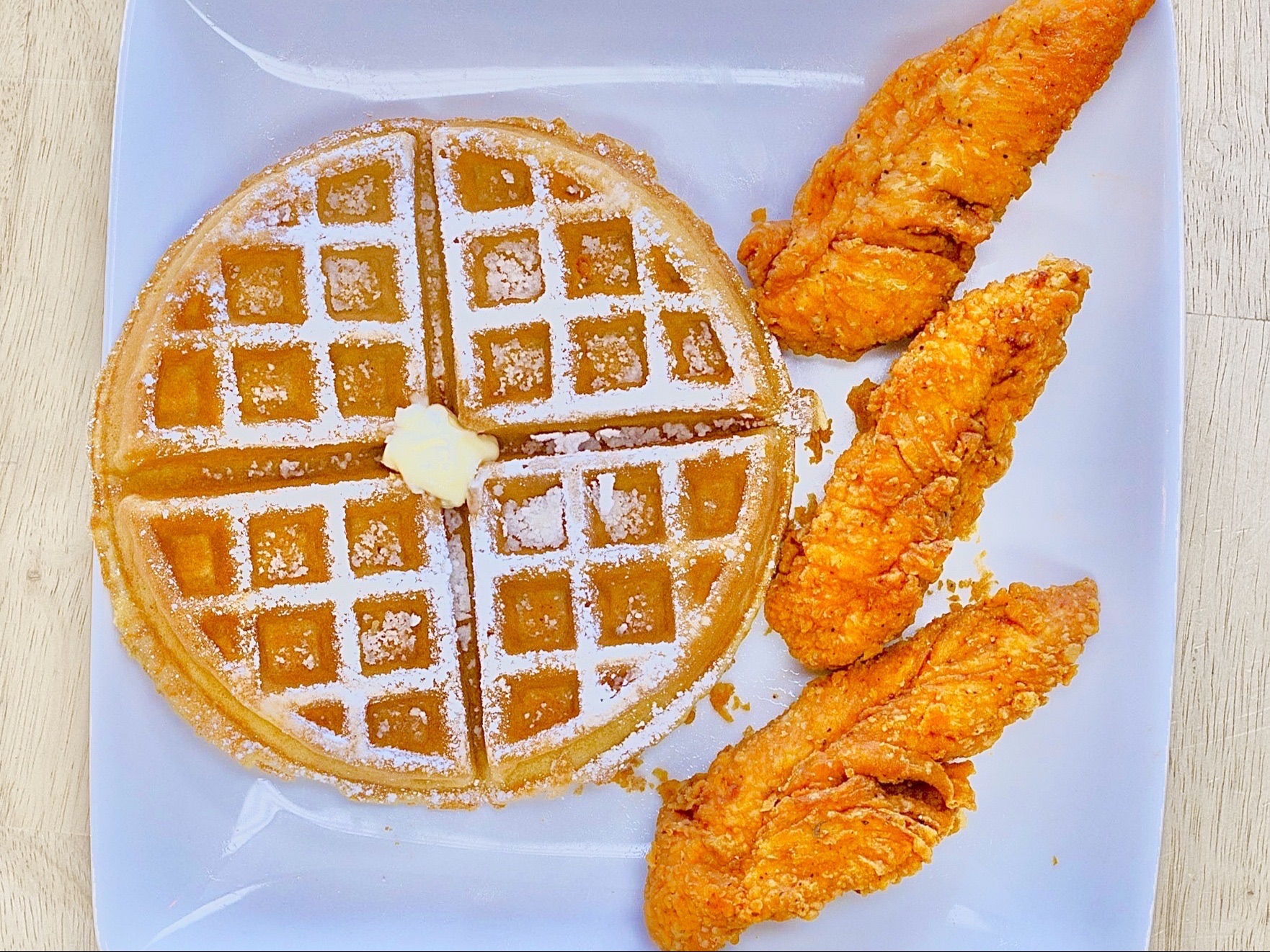 9 Tenders & 2 Waffles.