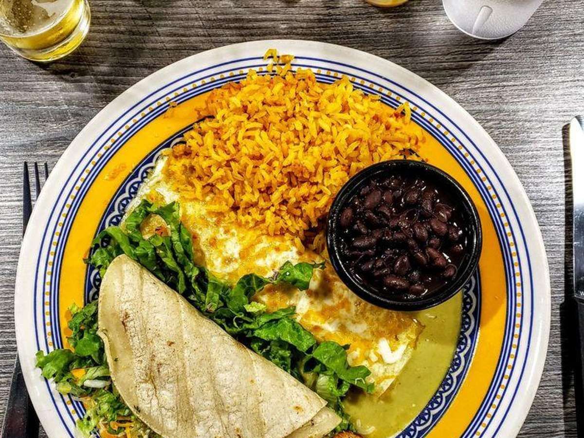 7. Cheese Enchilada, Taco, & Chile Relleno.