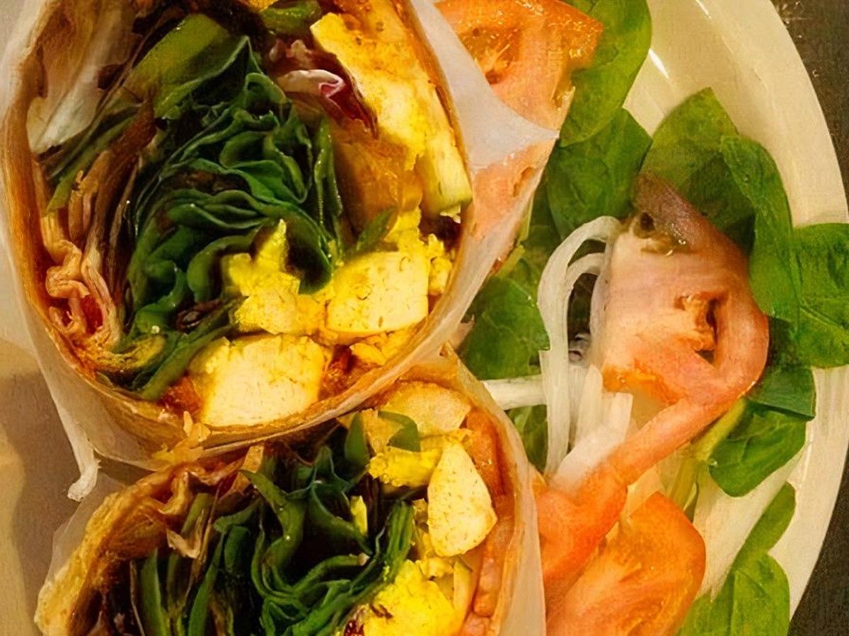 #34. Grilled Tofu Wrap.