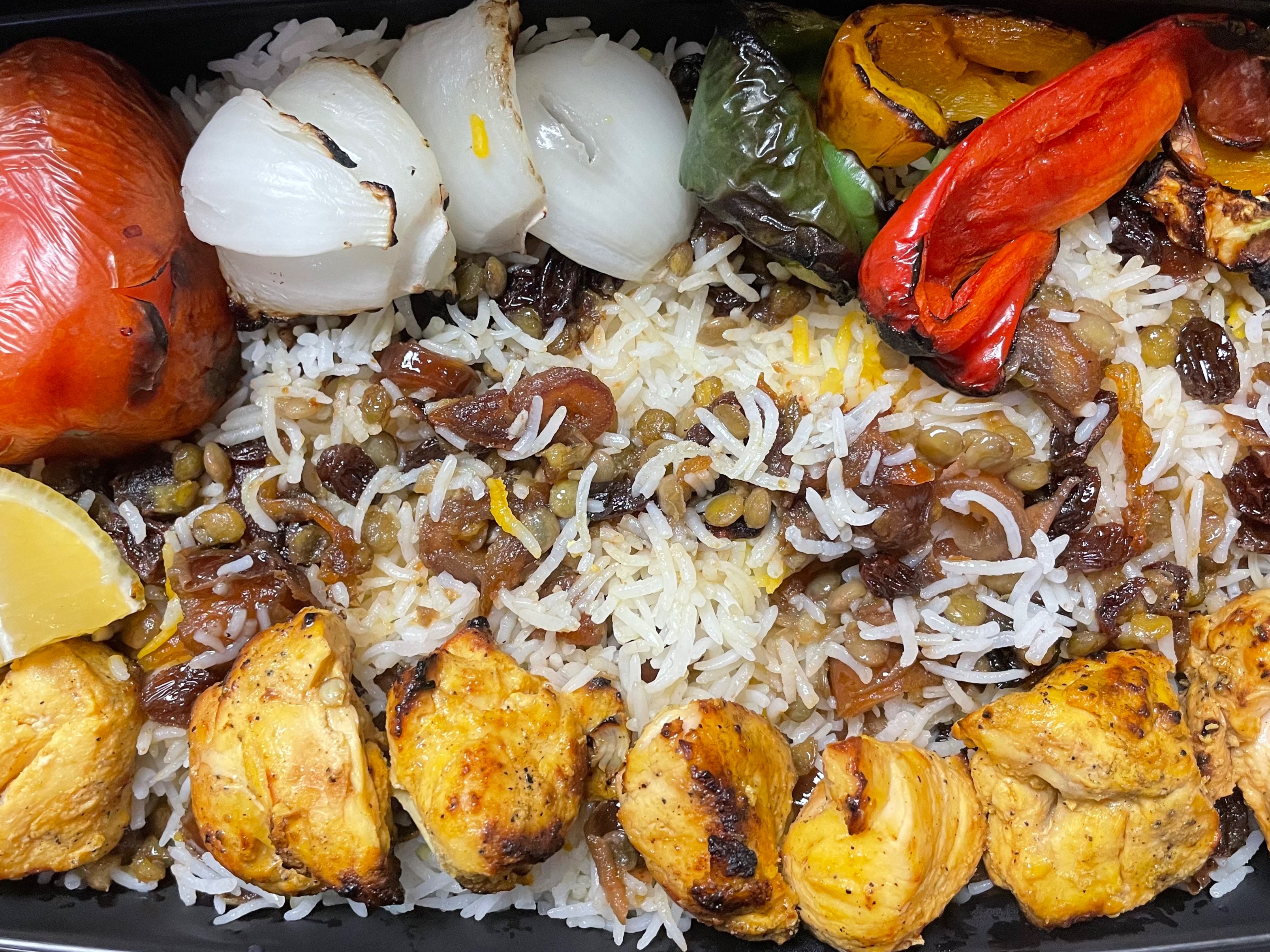 Adas Polo With Chicken.