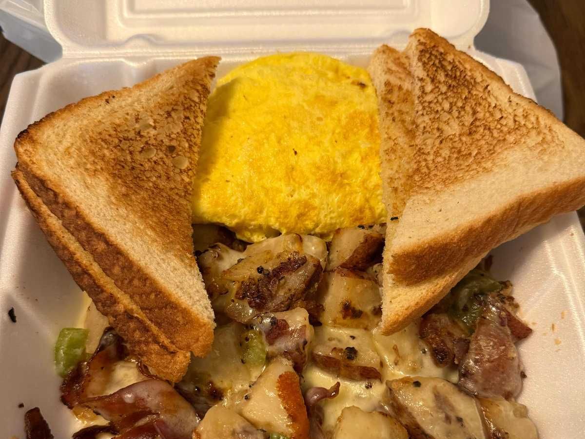 Cheesesteak Omelet.