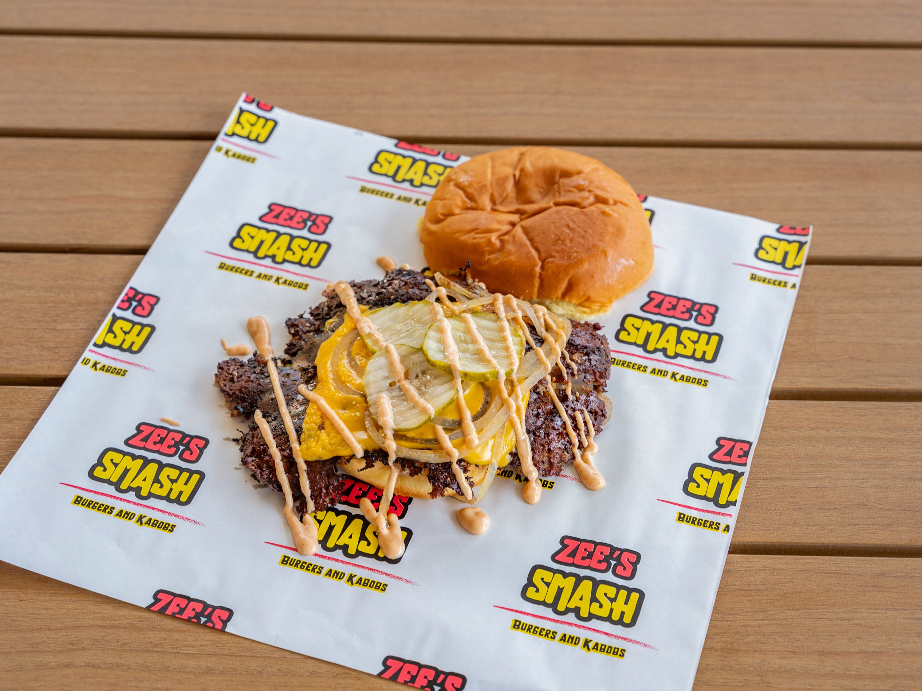 Oklahoma Fried Onions Smash.