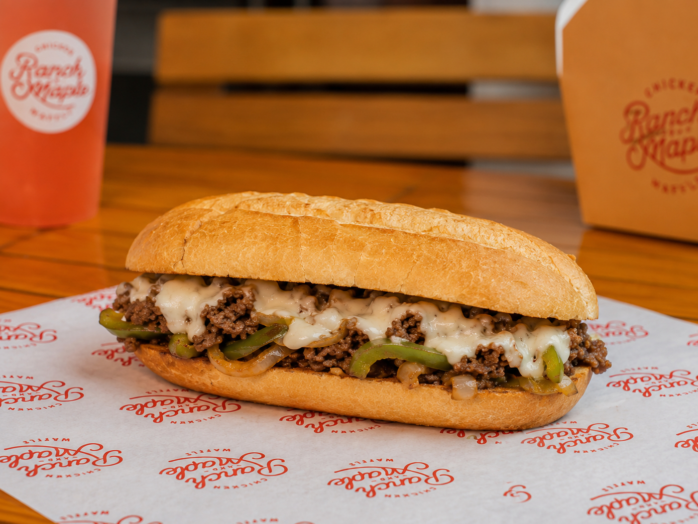 BEEF PHILLY CHEESE.